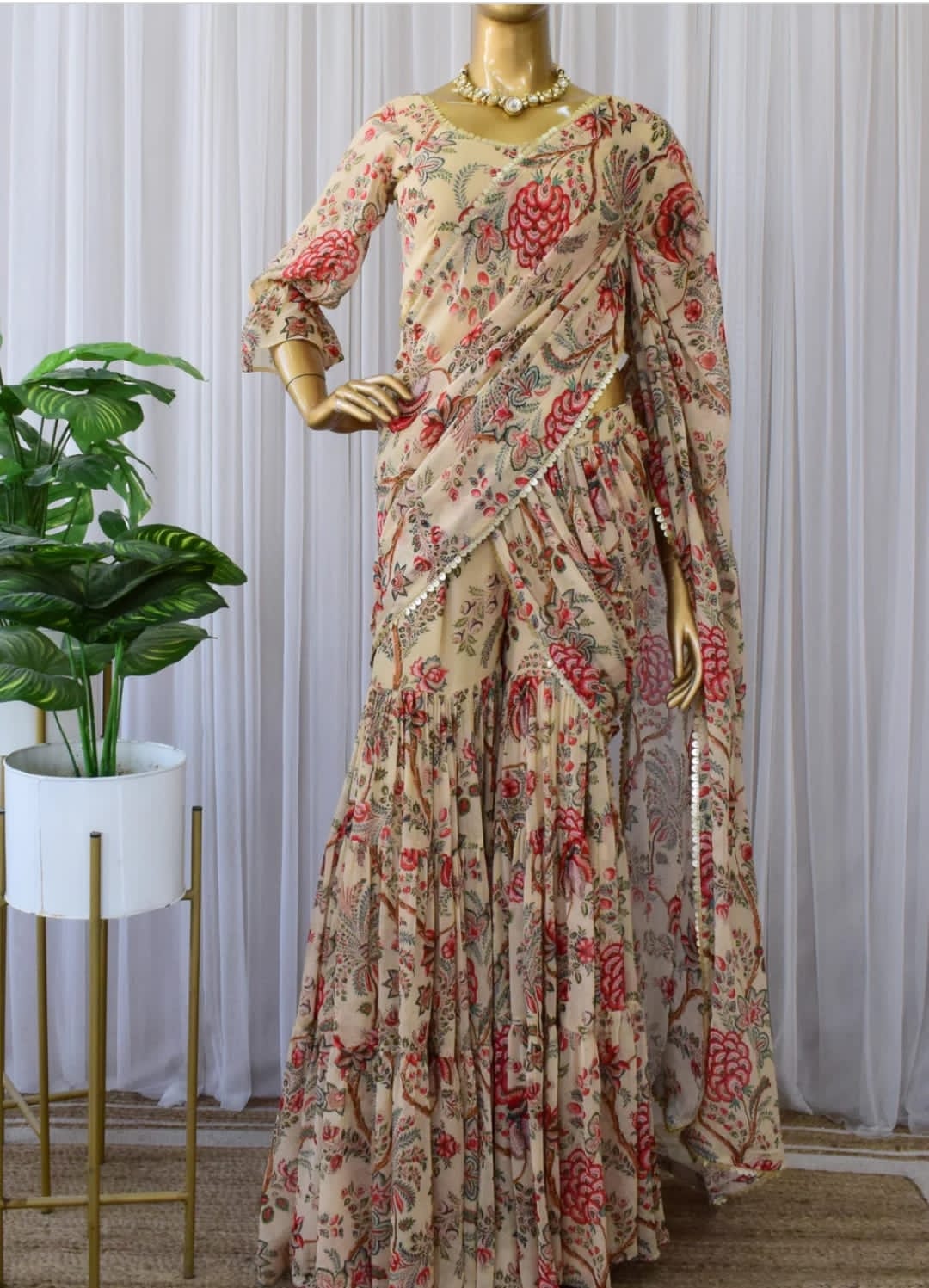 Stunning Sharara Saree