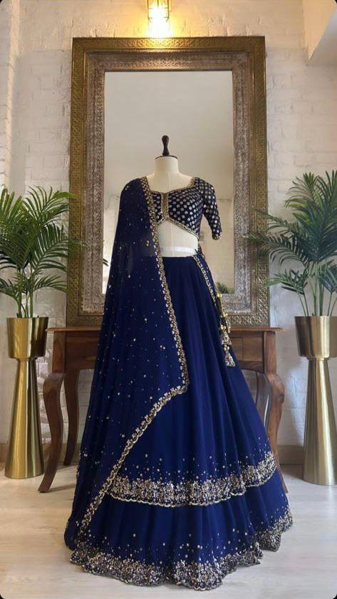 Stunning Double Ruffle Lehenga