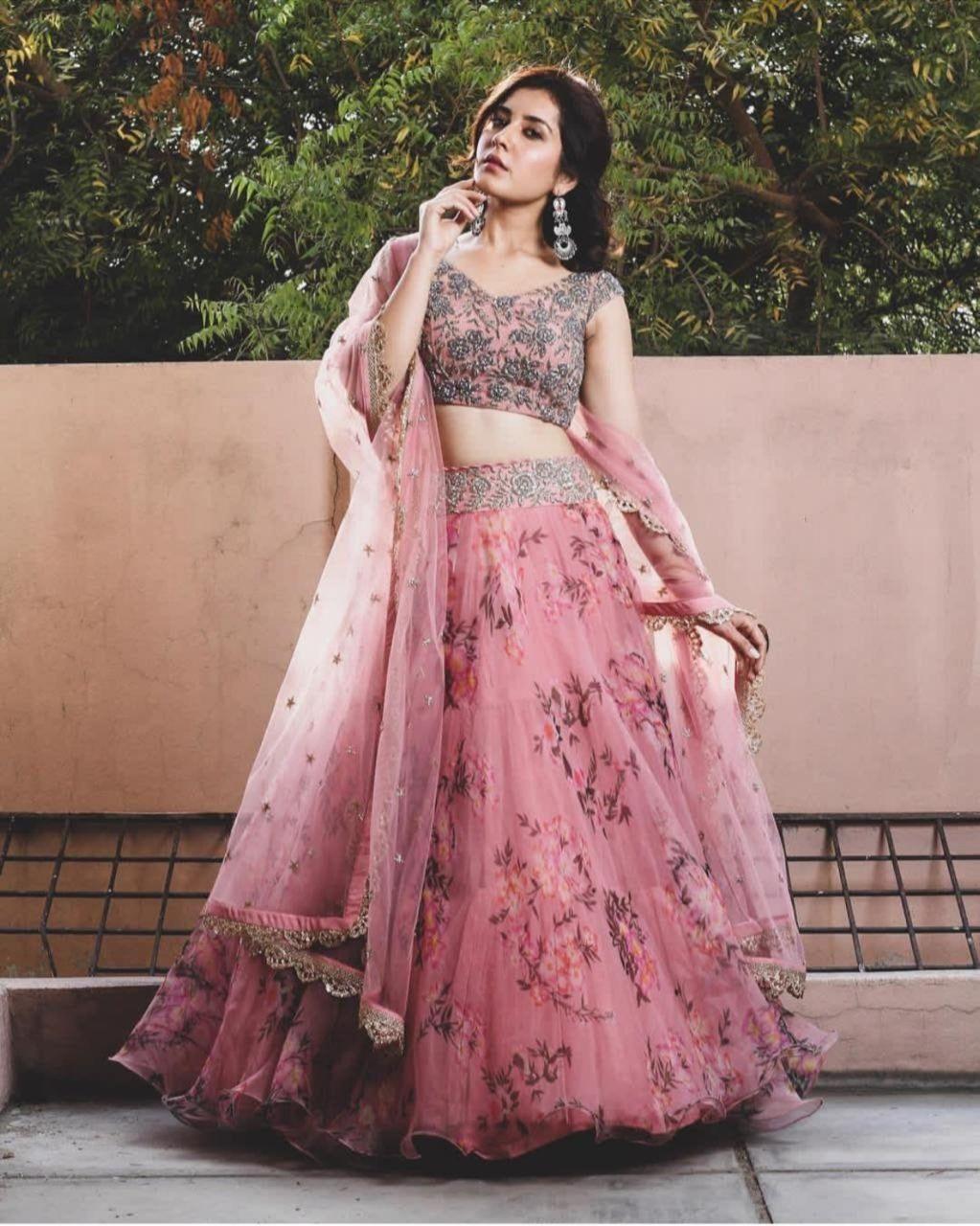 Blooming Pink Lehenga Choli