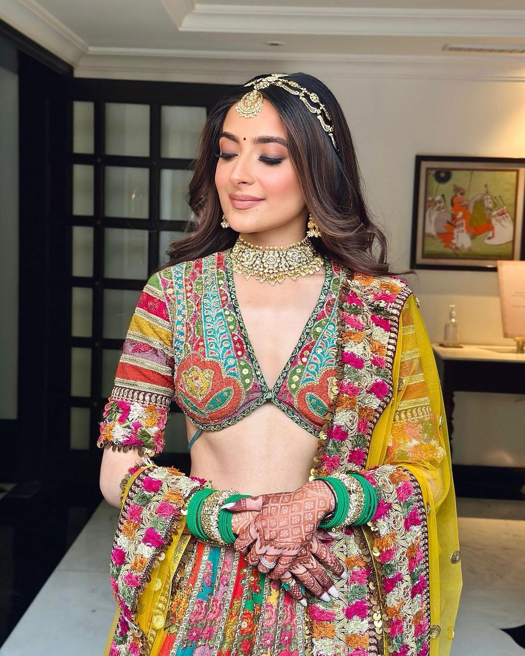 Stylish Multicolored Lehenga Choli