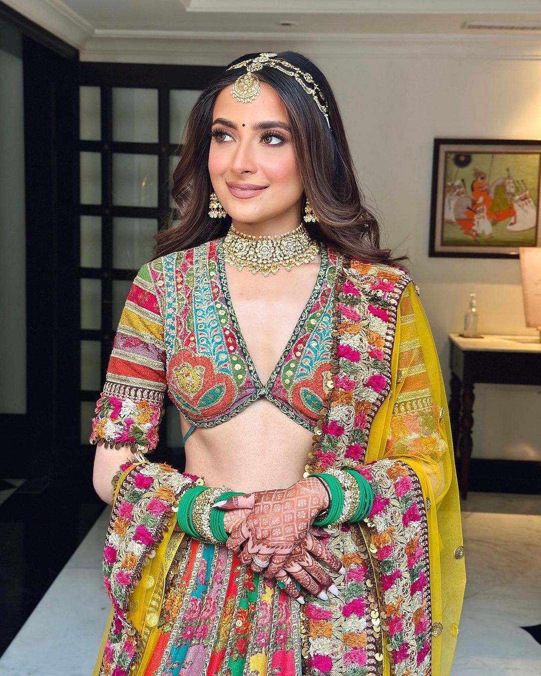 Stylish Multicolored Lehenga Choli