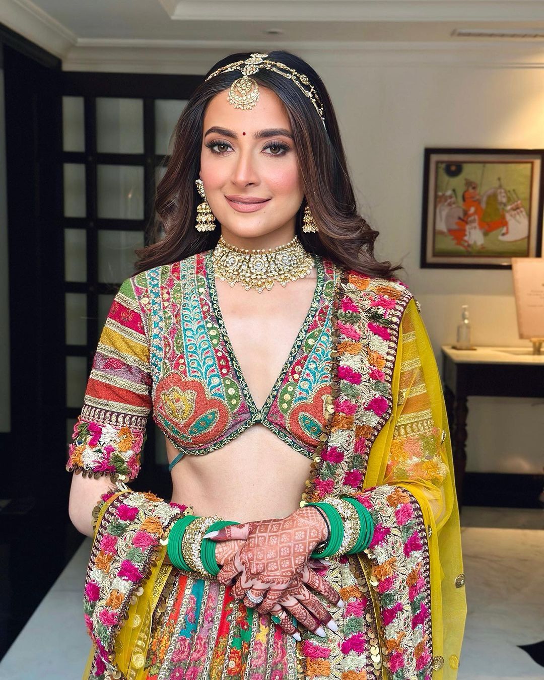 Stylish Multicolored Lehenga Choli