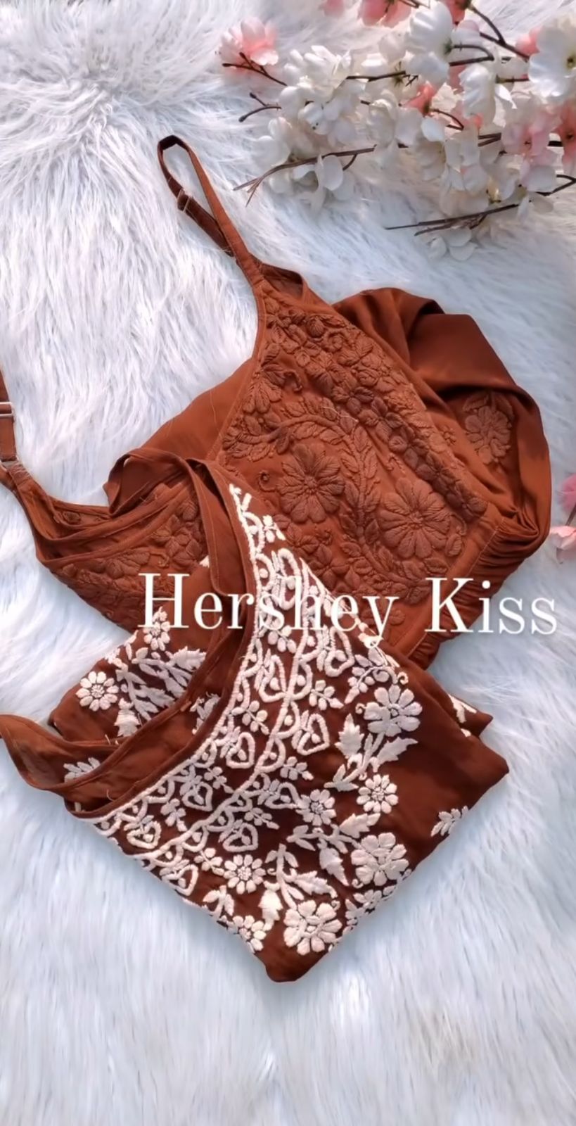 Hershey Kissed Brown Kurti