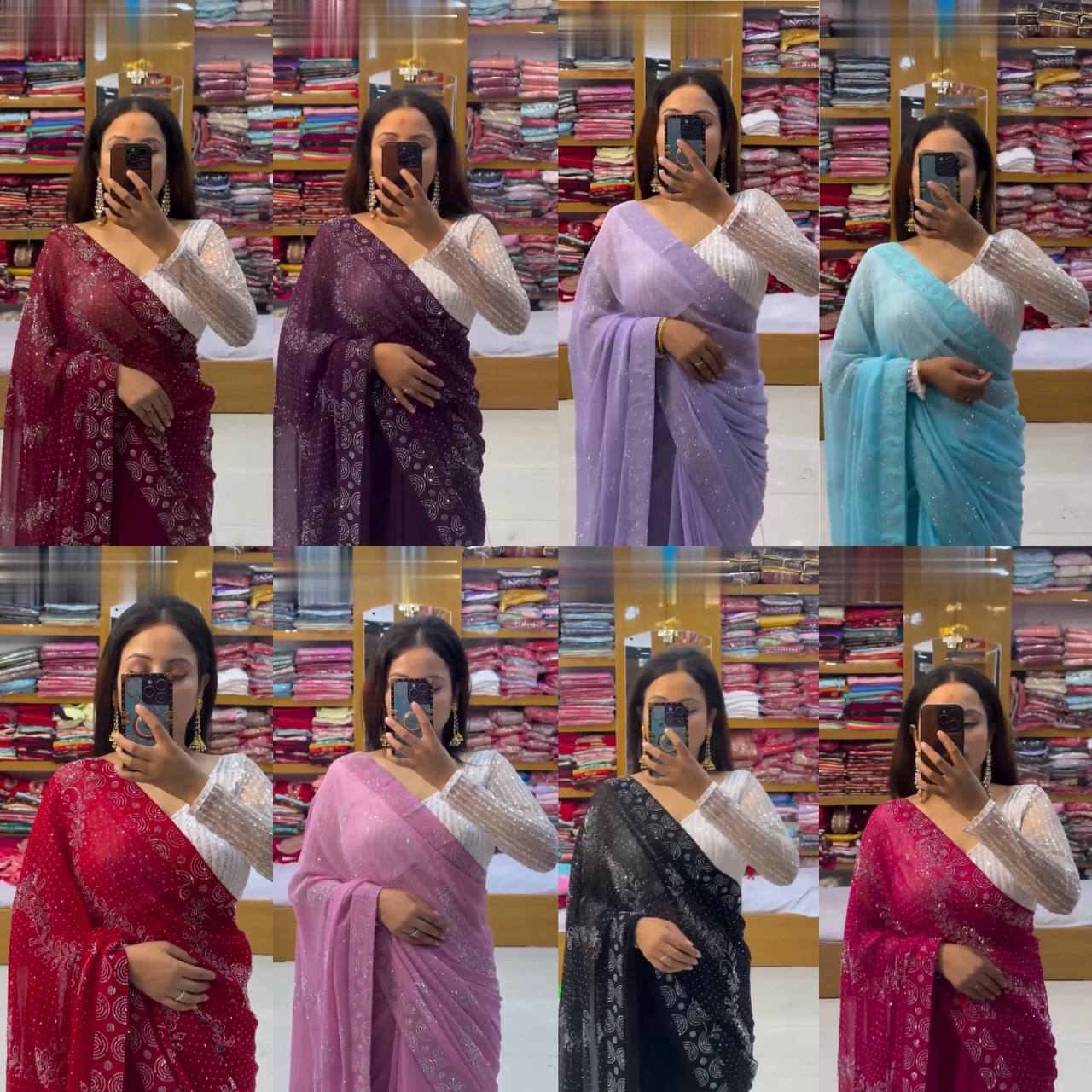 Jhilmil Party Wear Saree