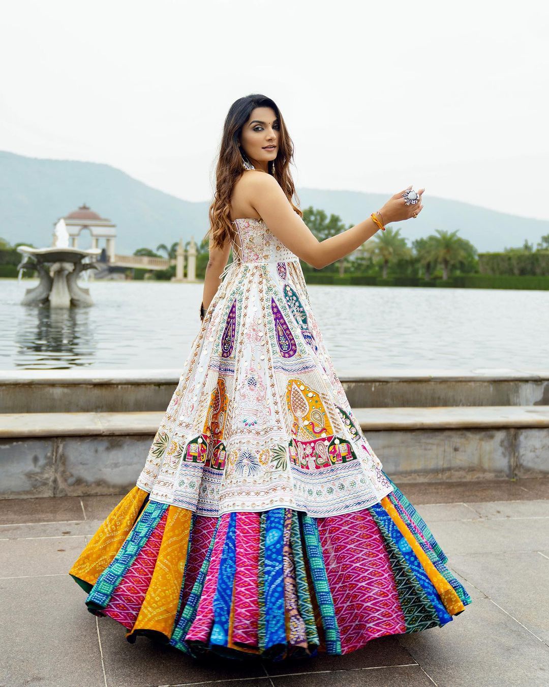 Anokhi Ada Navratri Lehenga Choli (With Sleeves)