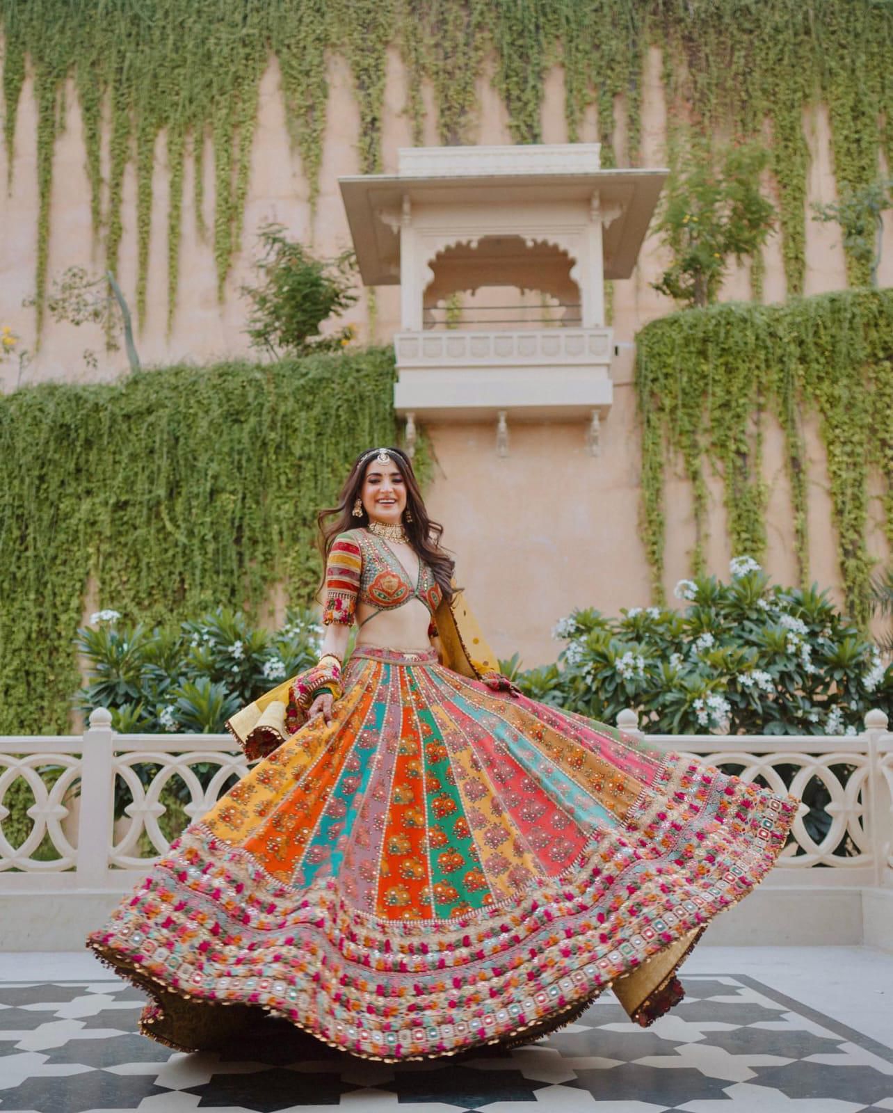 Stylish Multicolored Lehenga Choli