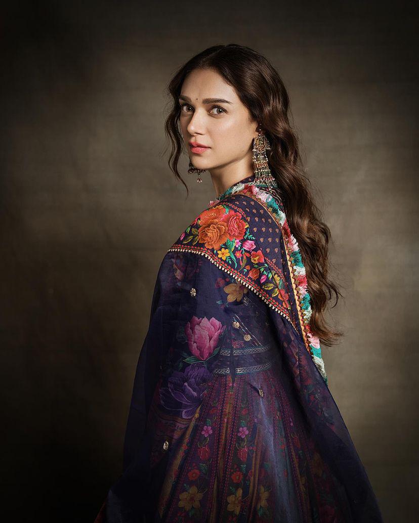 Mystic Blooms Gown With Dupatta