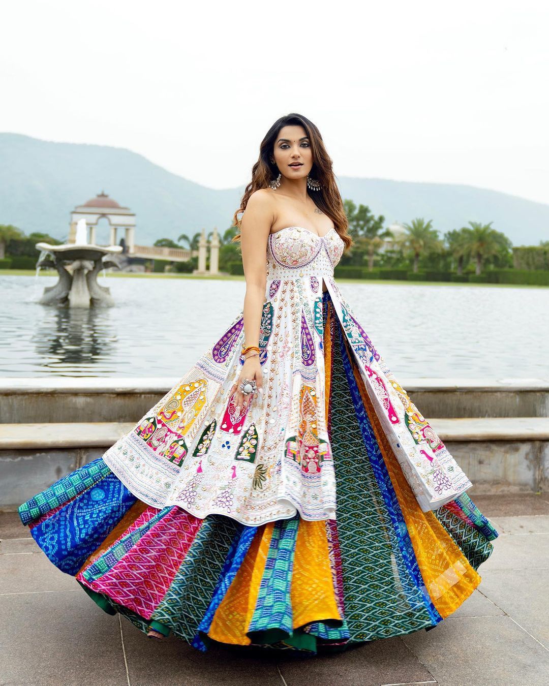 Anokhi Ada Navratri Lehenga Choli (With Sleeves)