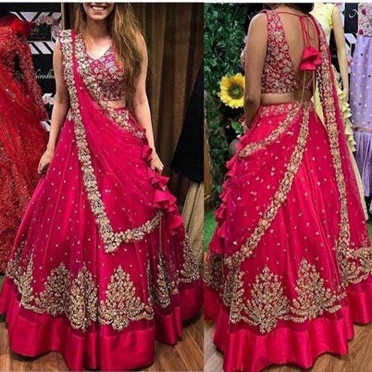 Scintillating Pink Lehenga Choli