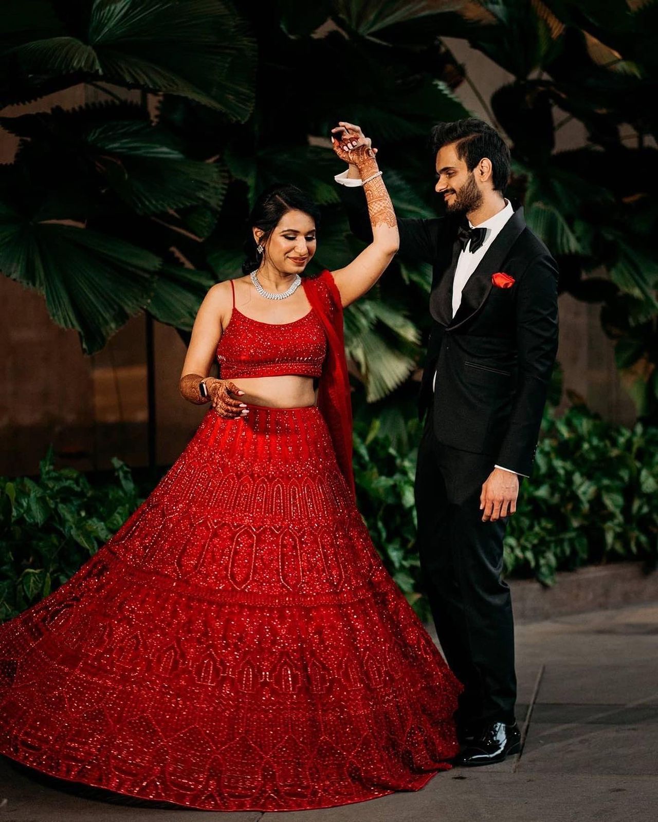 Haute Red Lehenga Choli