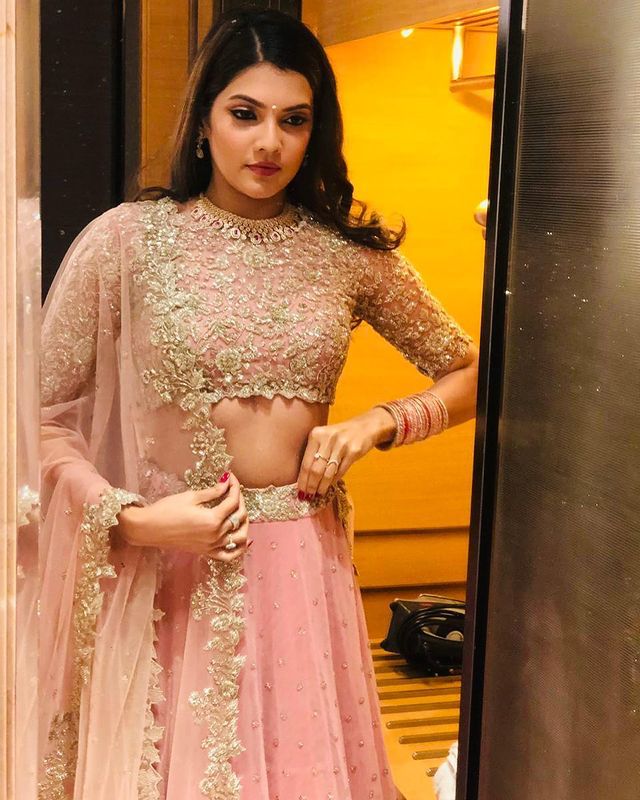 Dazzling Pink Lehenga Choli