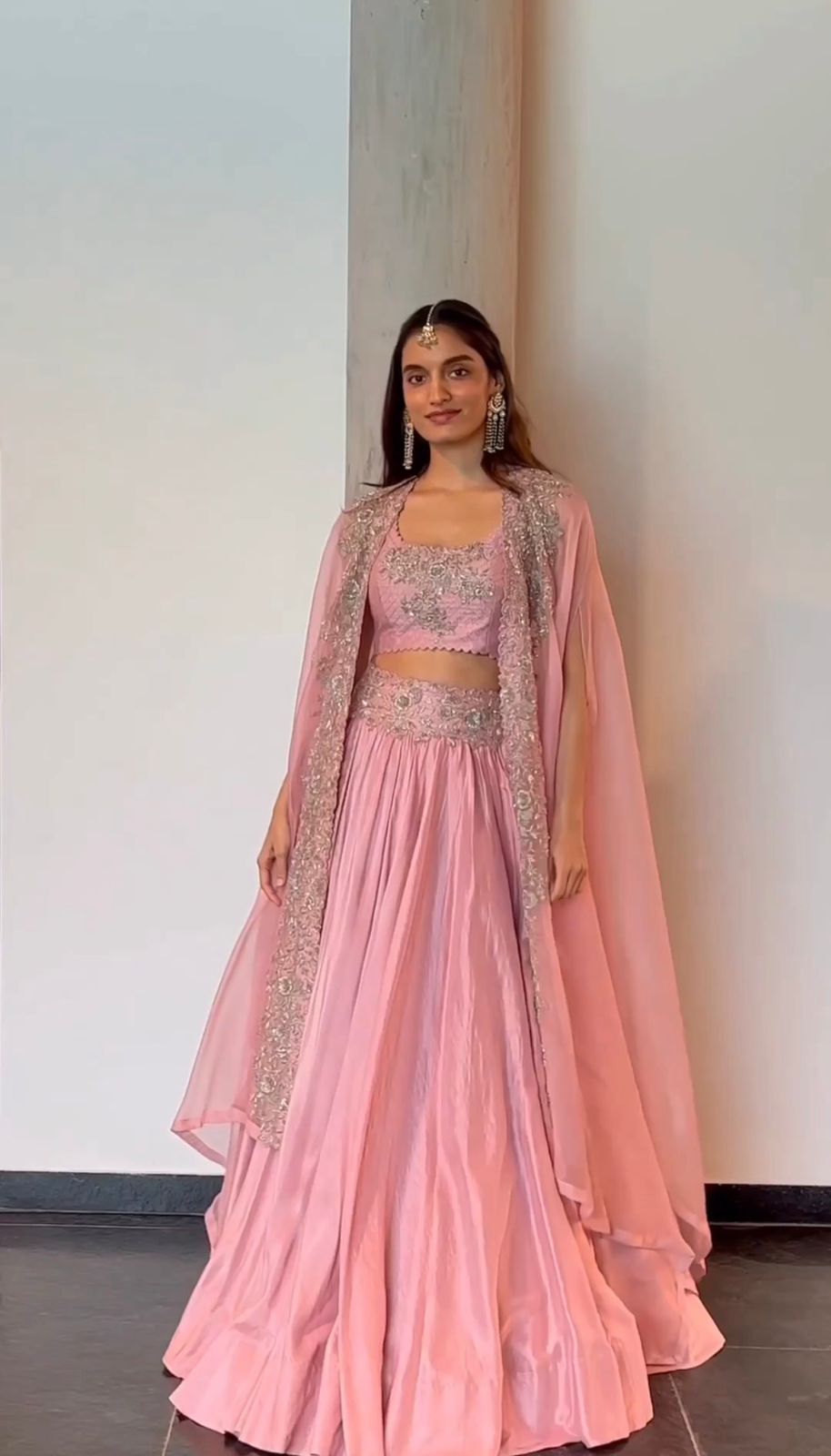 Shrug Style Kalidaar Lehenga Set