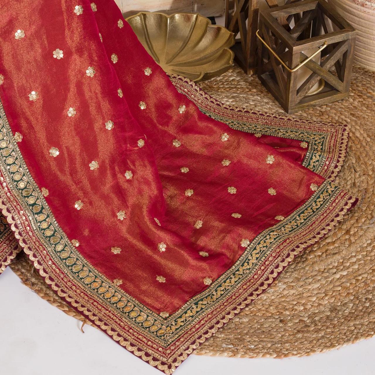 Dual Tone Lagan Saree