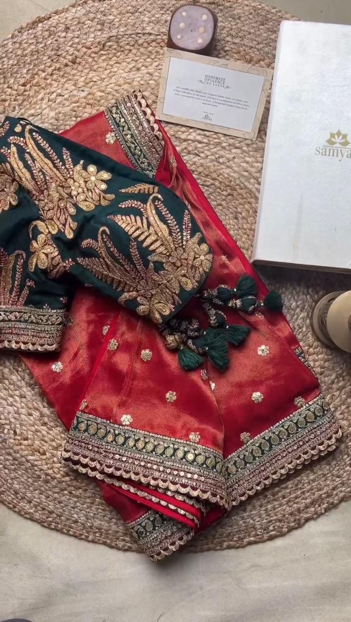 Dual Tone Lagan Saree