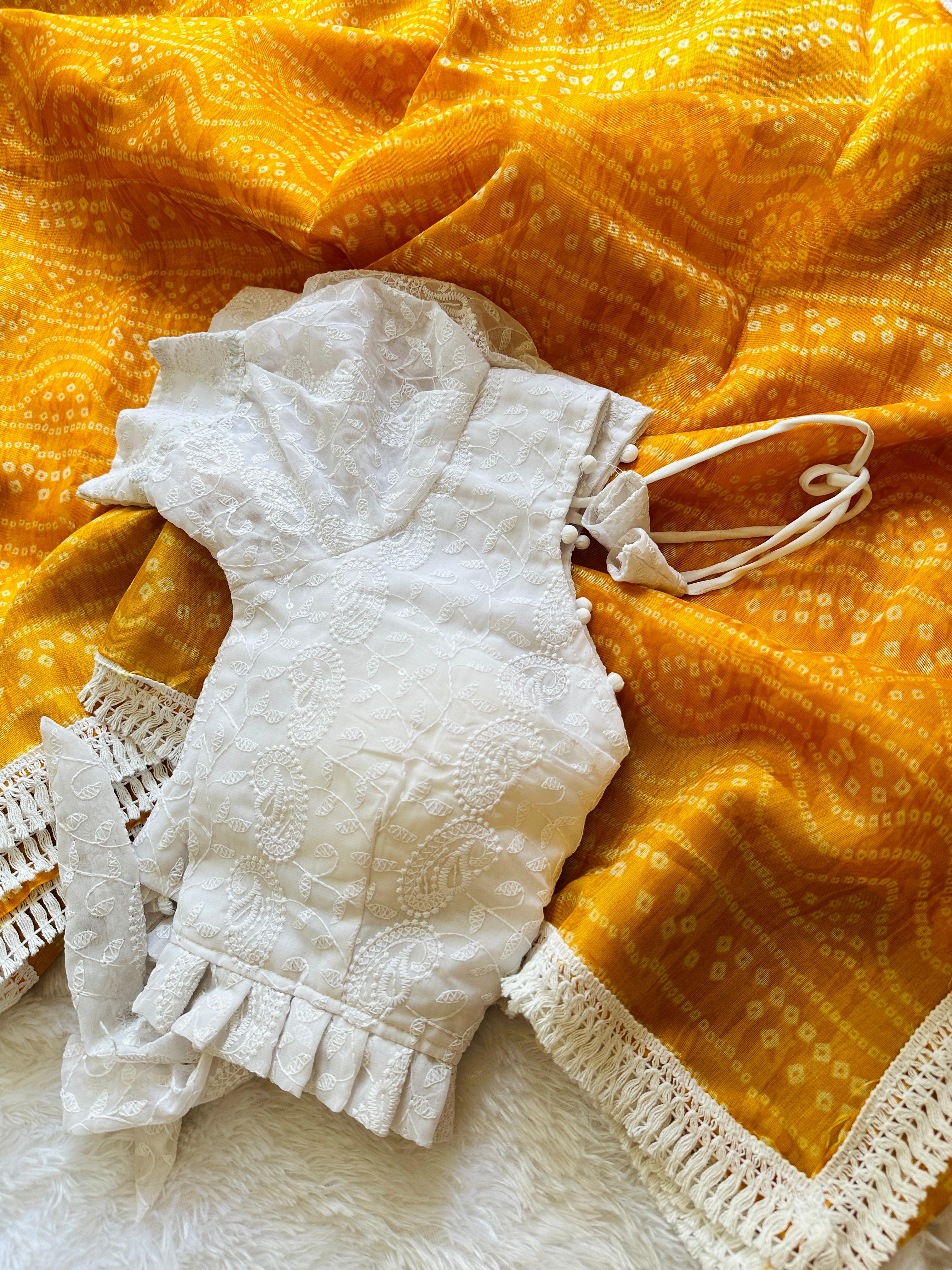 Summertime Tinted Bandhej Sarees