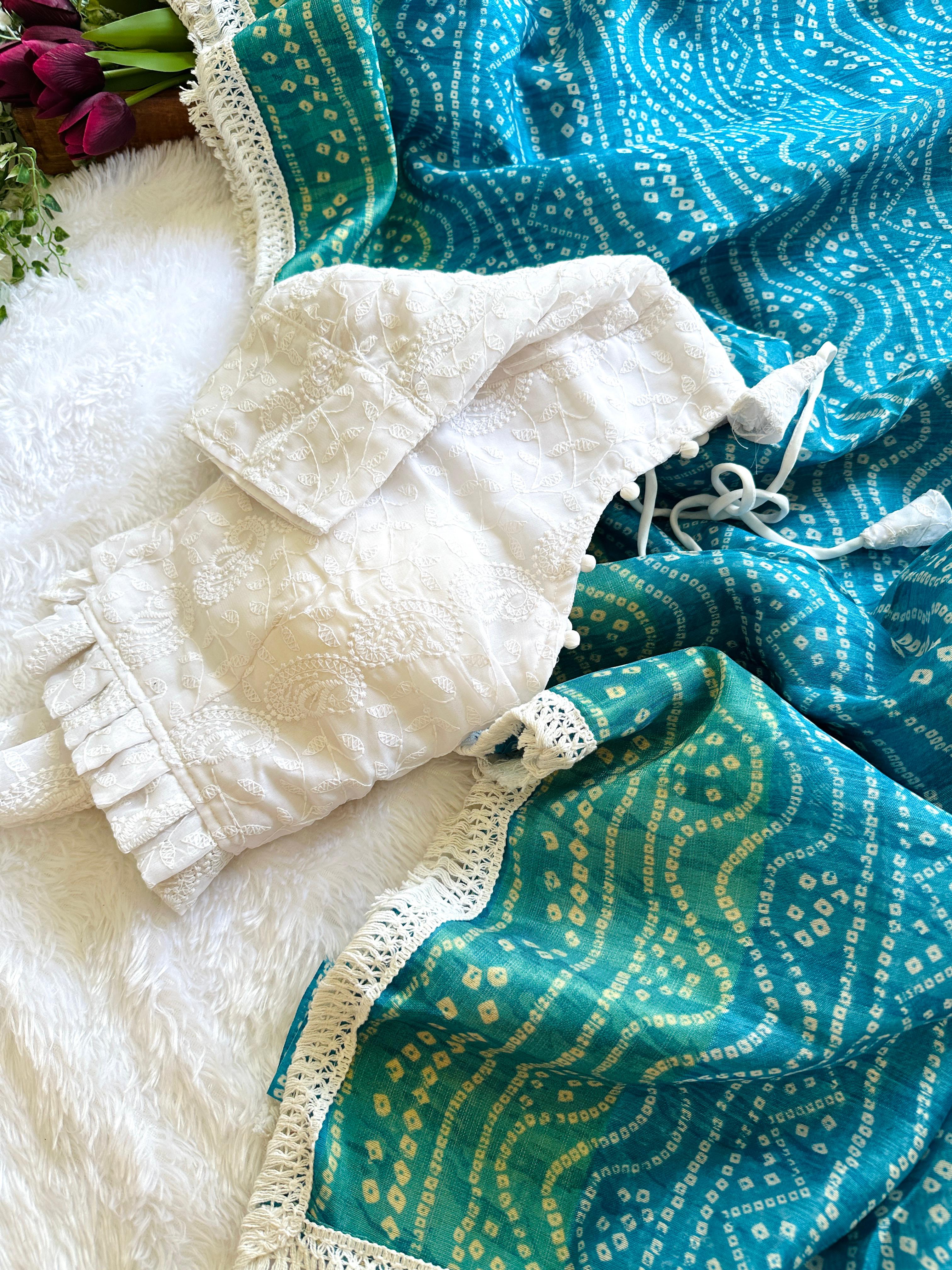 Summertime Tinted Bandhej Sarees