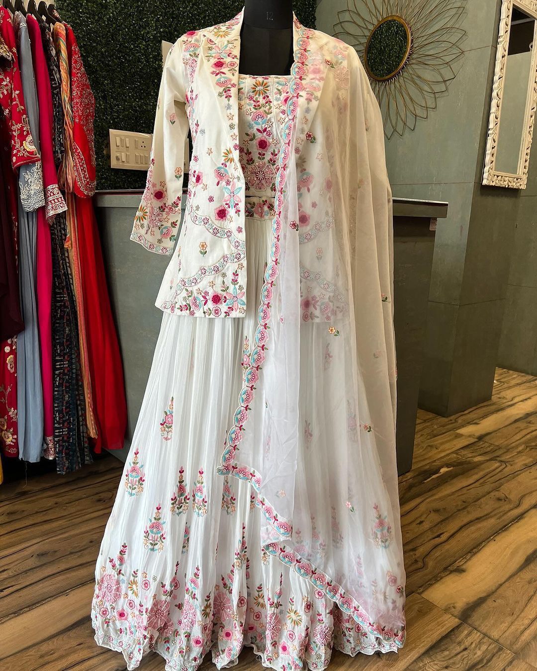 Viyan Splendor Jacket Style Lehenga