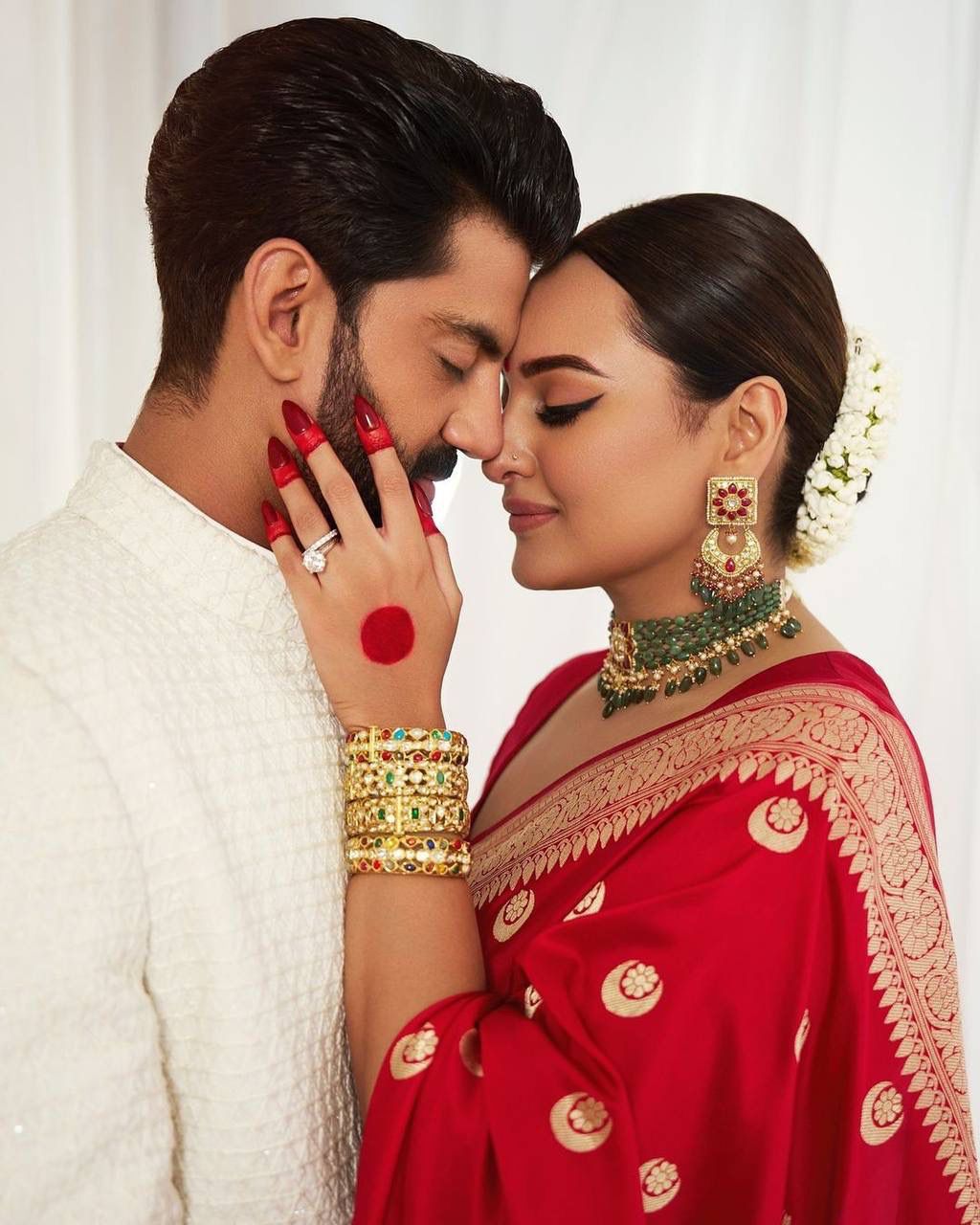 Red Enchanting Banarasi Saree