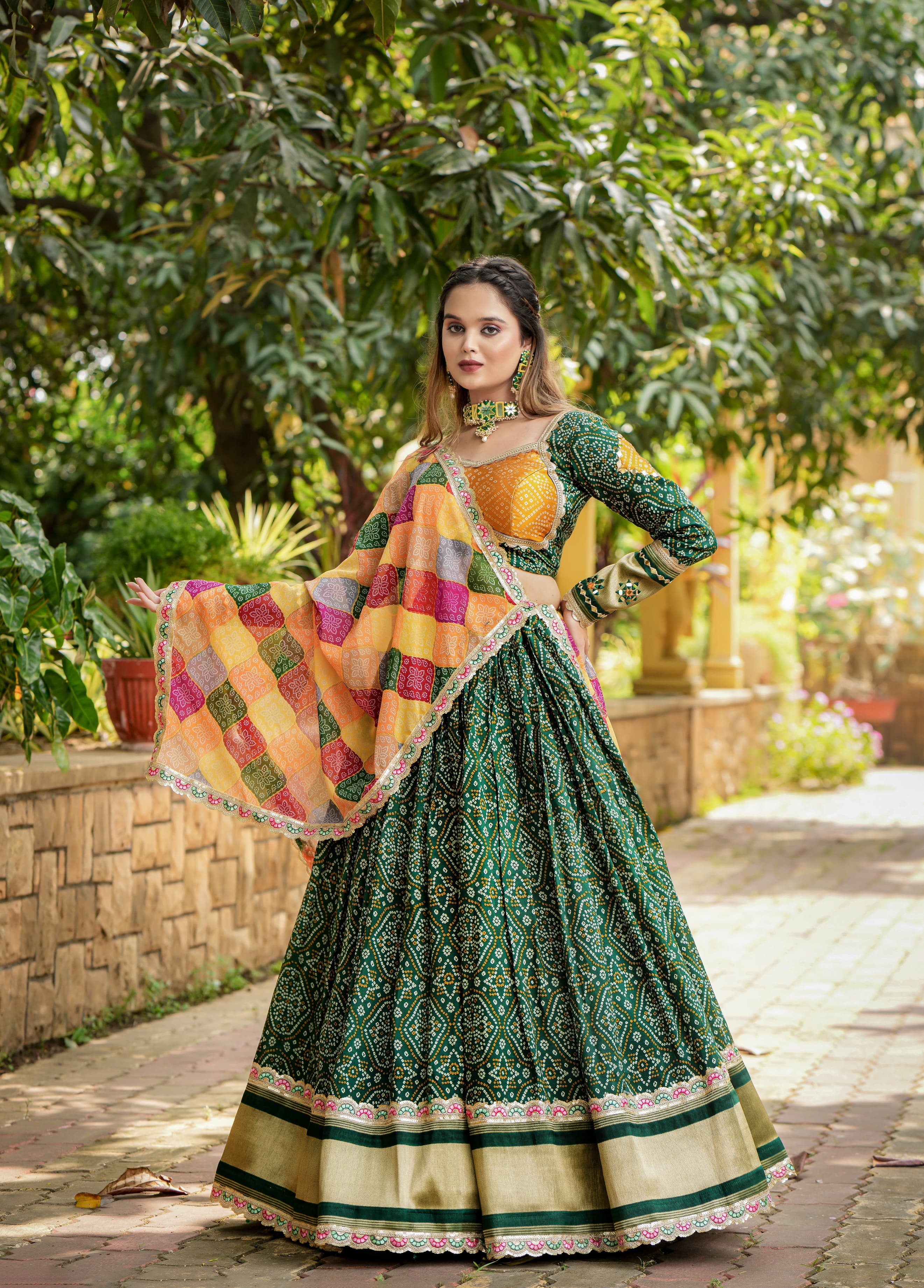 Ethereal Elegance Navratri Lehenga Choli