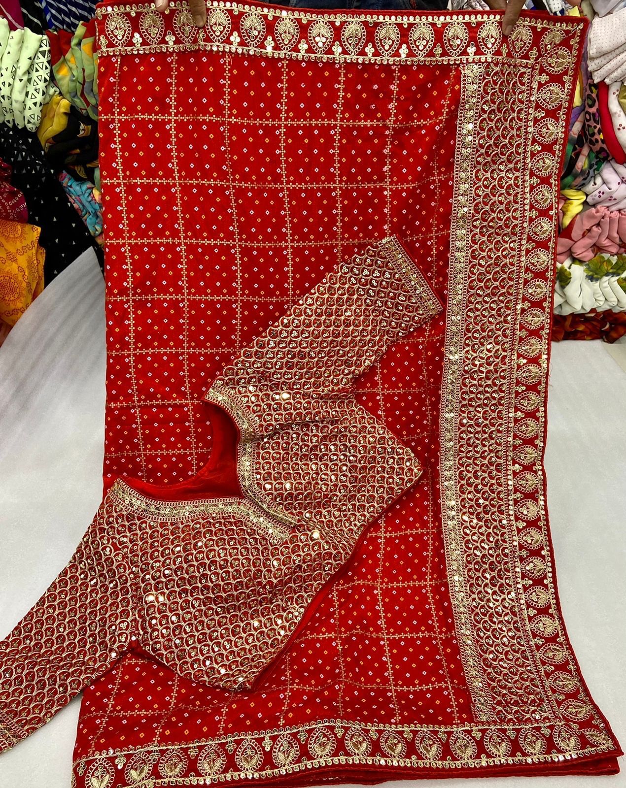 Ruby Reverence Saree