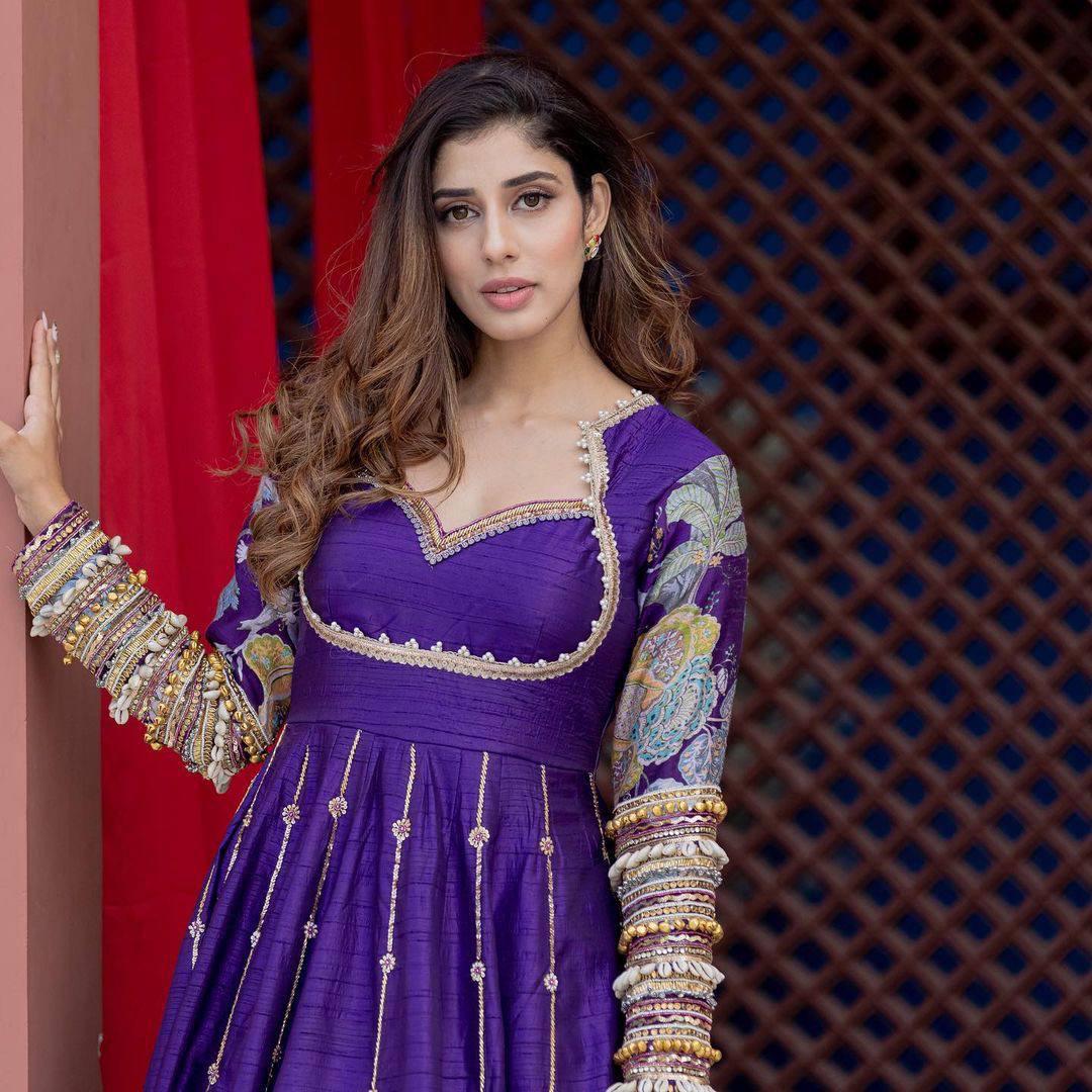 Zahira Elegance Gown With Dupatta