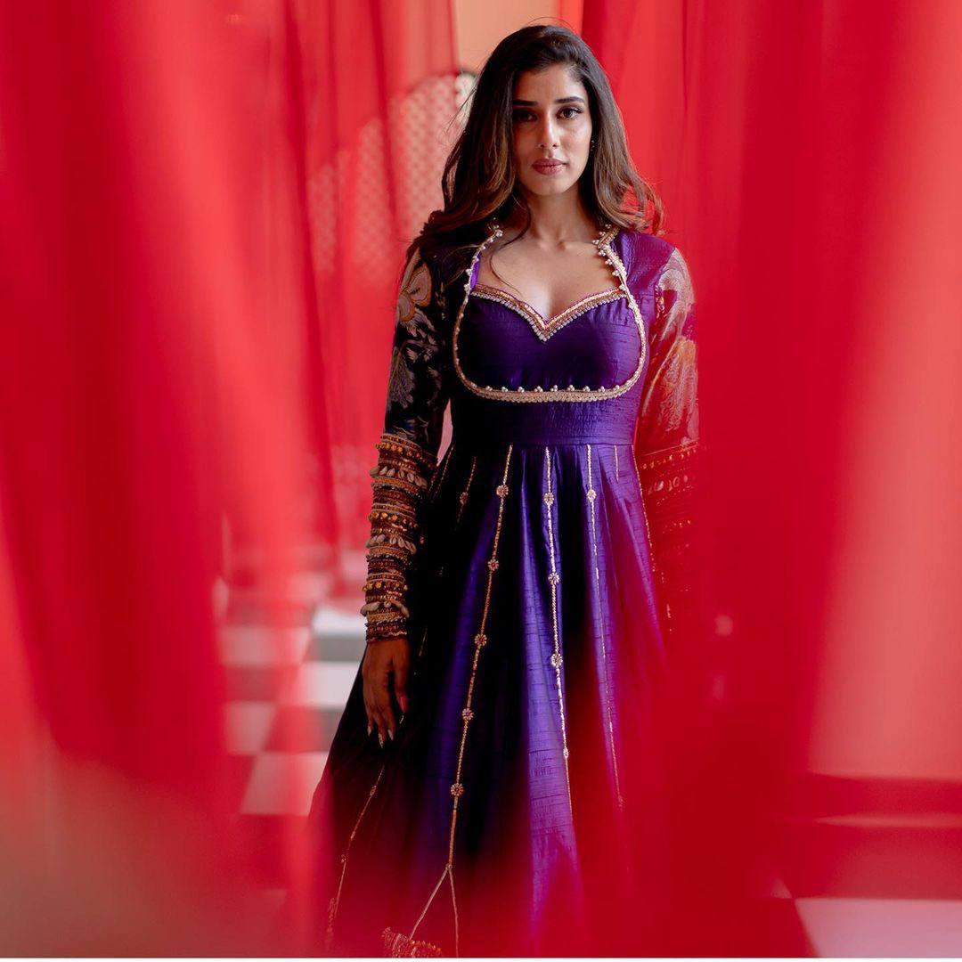 Zahira Elegance Gown With Dupatta