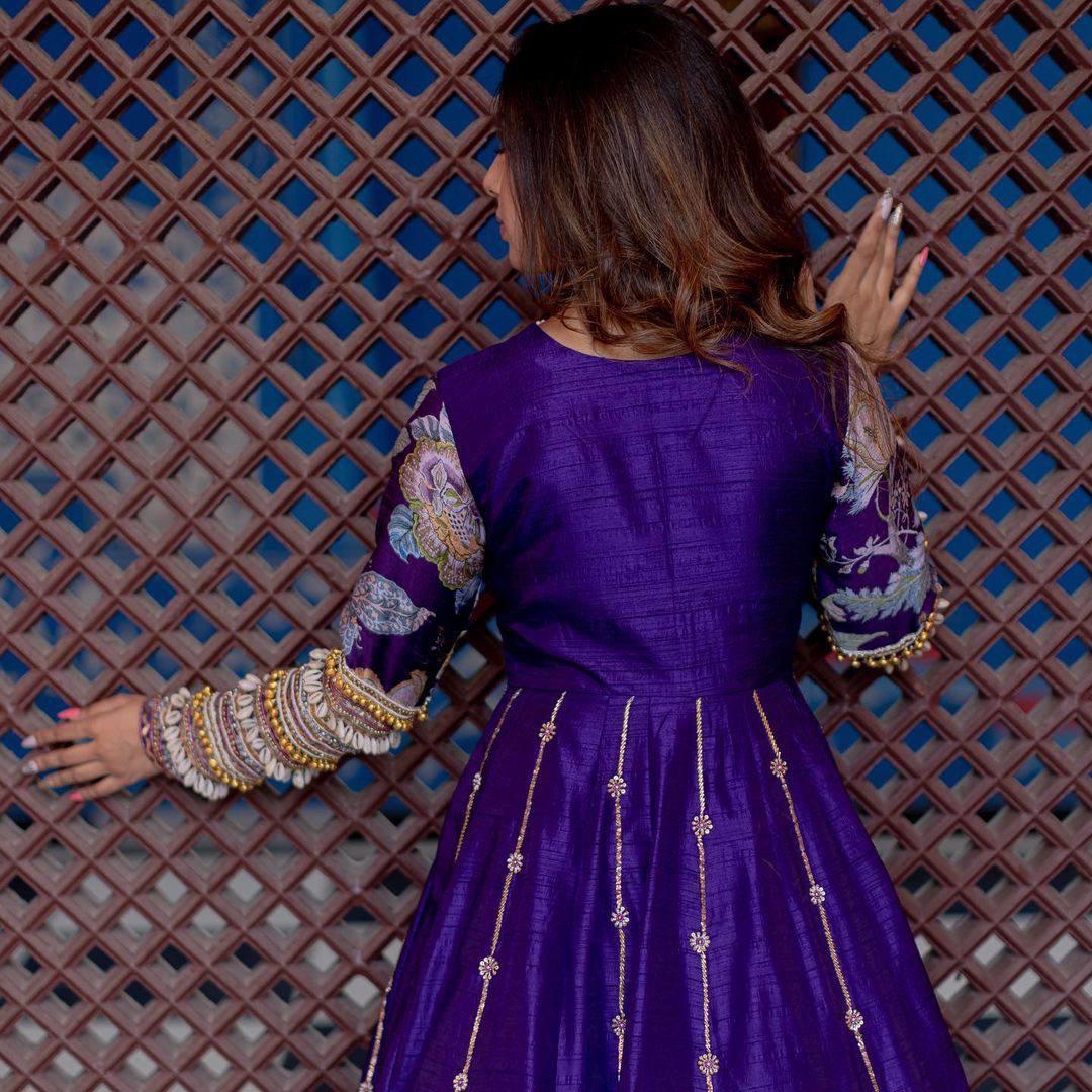 Zahira Elegance Gown With Dupatta