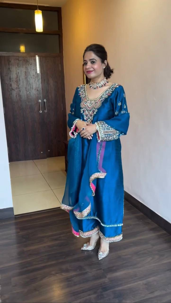 Silken Elegance Salwar Suit