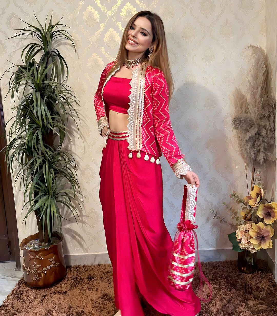 Spring Fling Dhoti Style Set