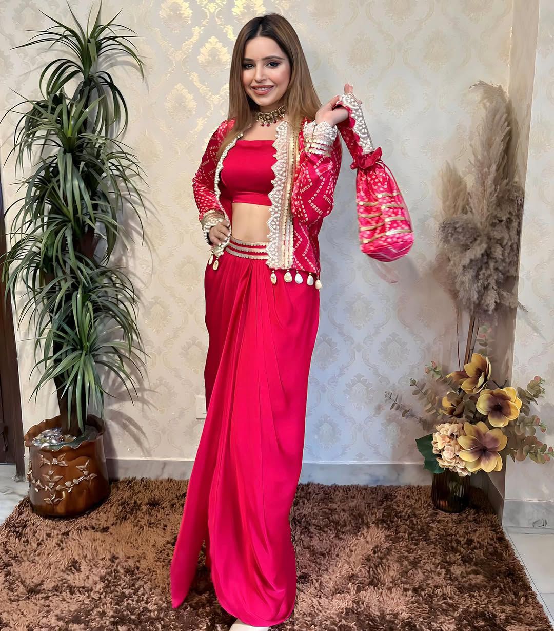 Spring Fling Dhoti Style Set