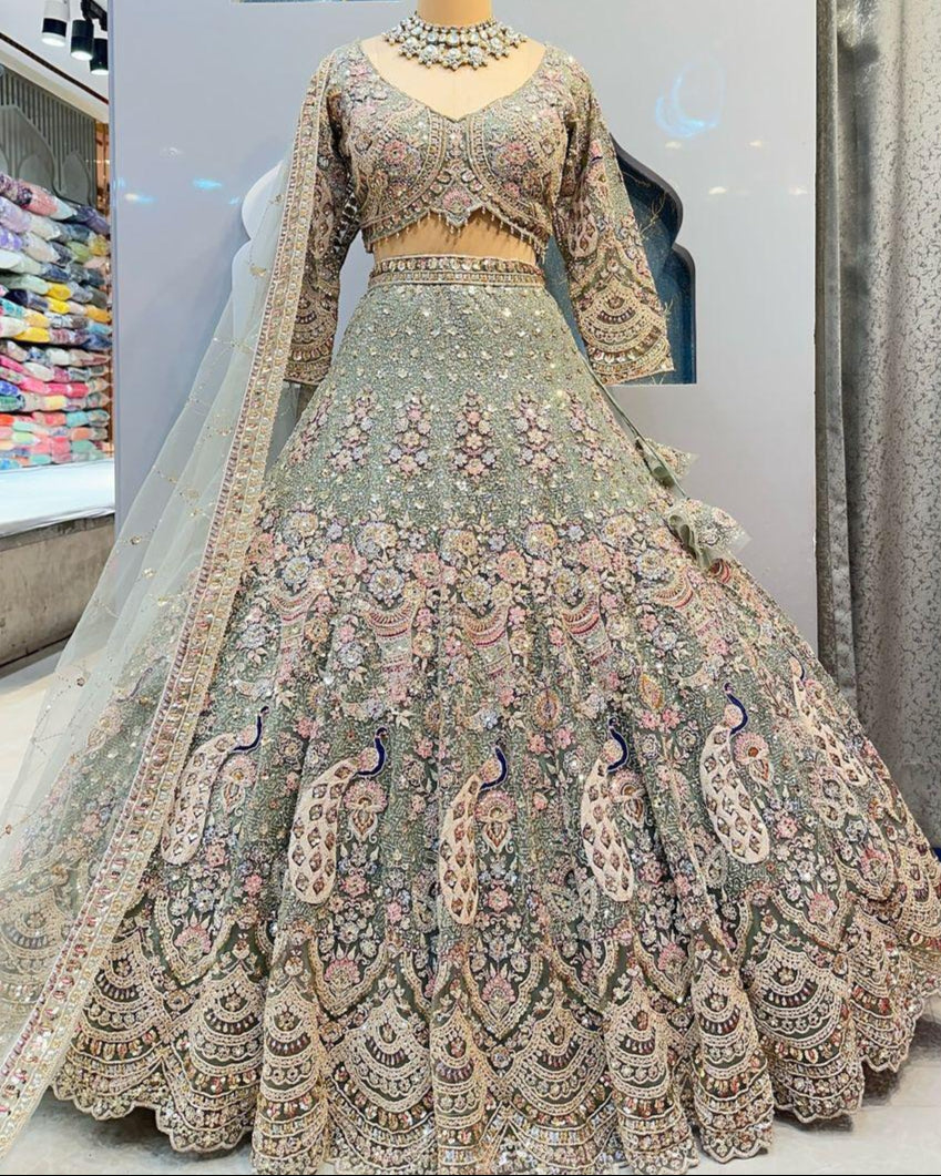Peacock Dreamscape Lehenga Choli