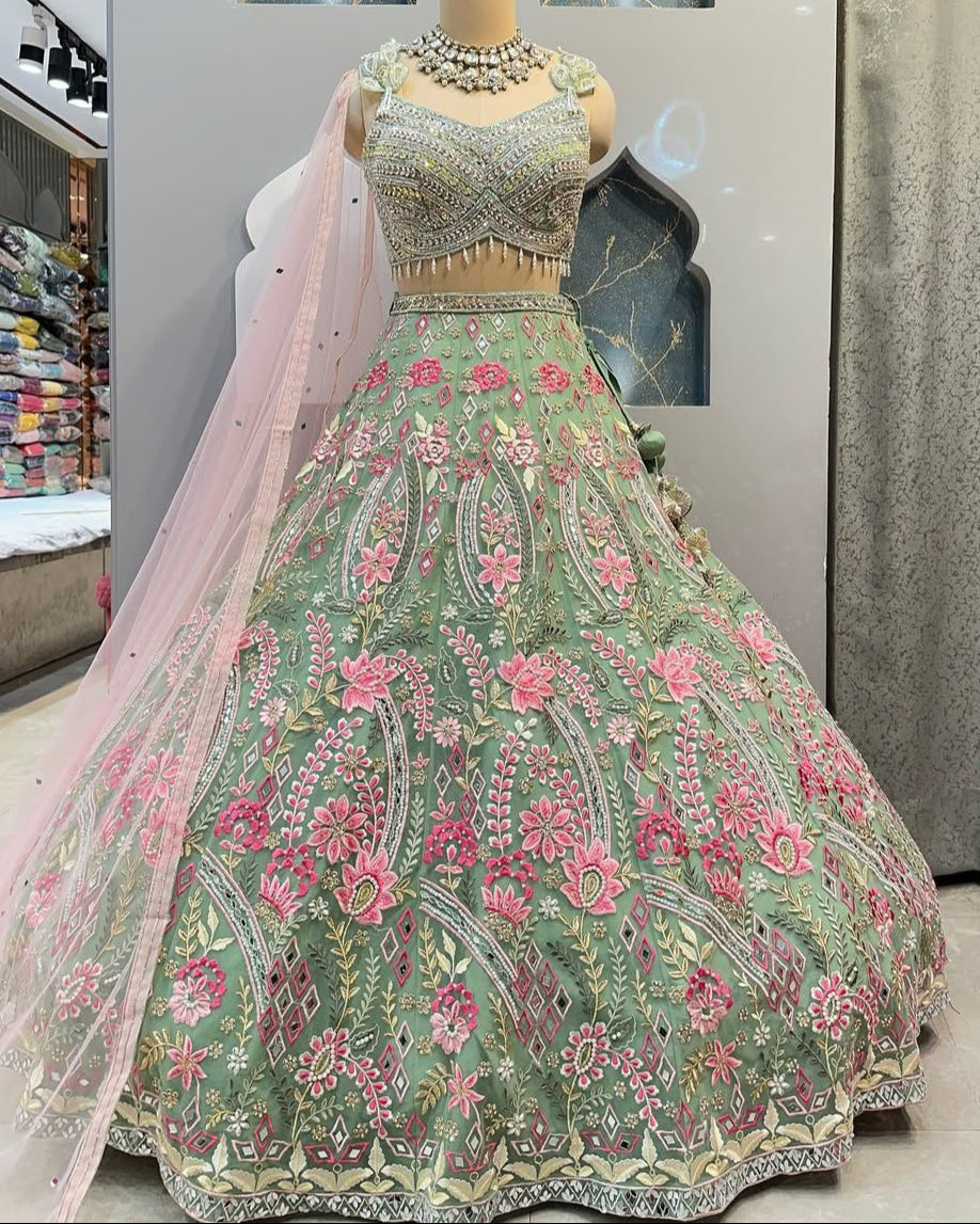 Fluttering Elegance Lehenga Choli