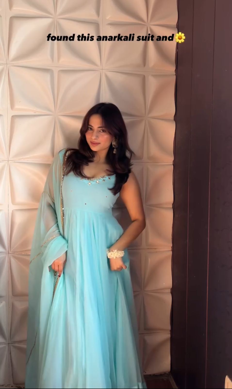 Sundari Swirl Anarkali Set