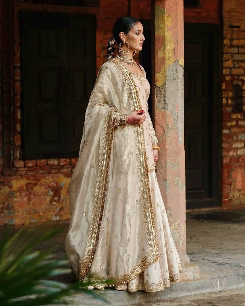 Nazar Gold Silk Salwar Suit