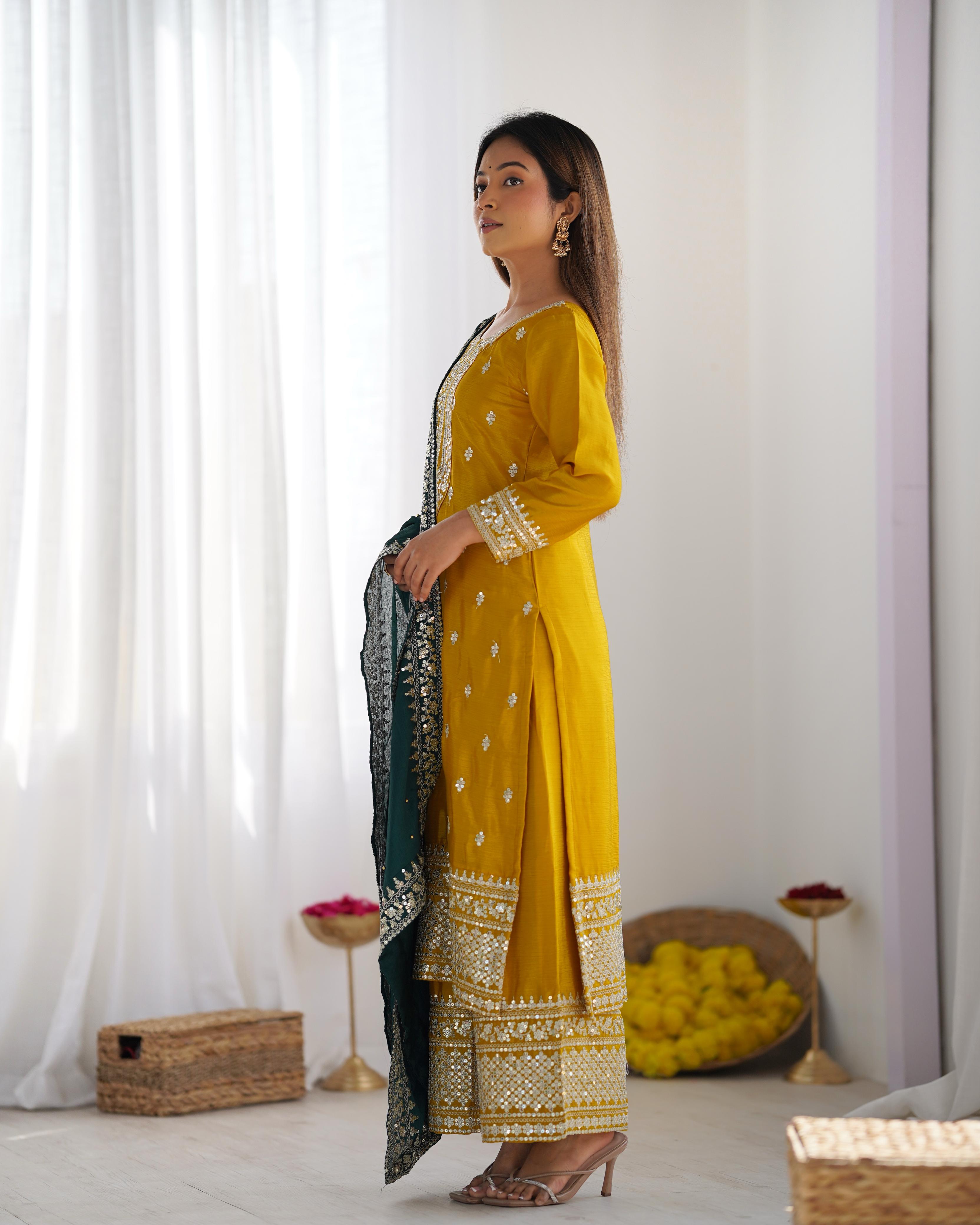 Indigo Sunbeam Salwar Suit