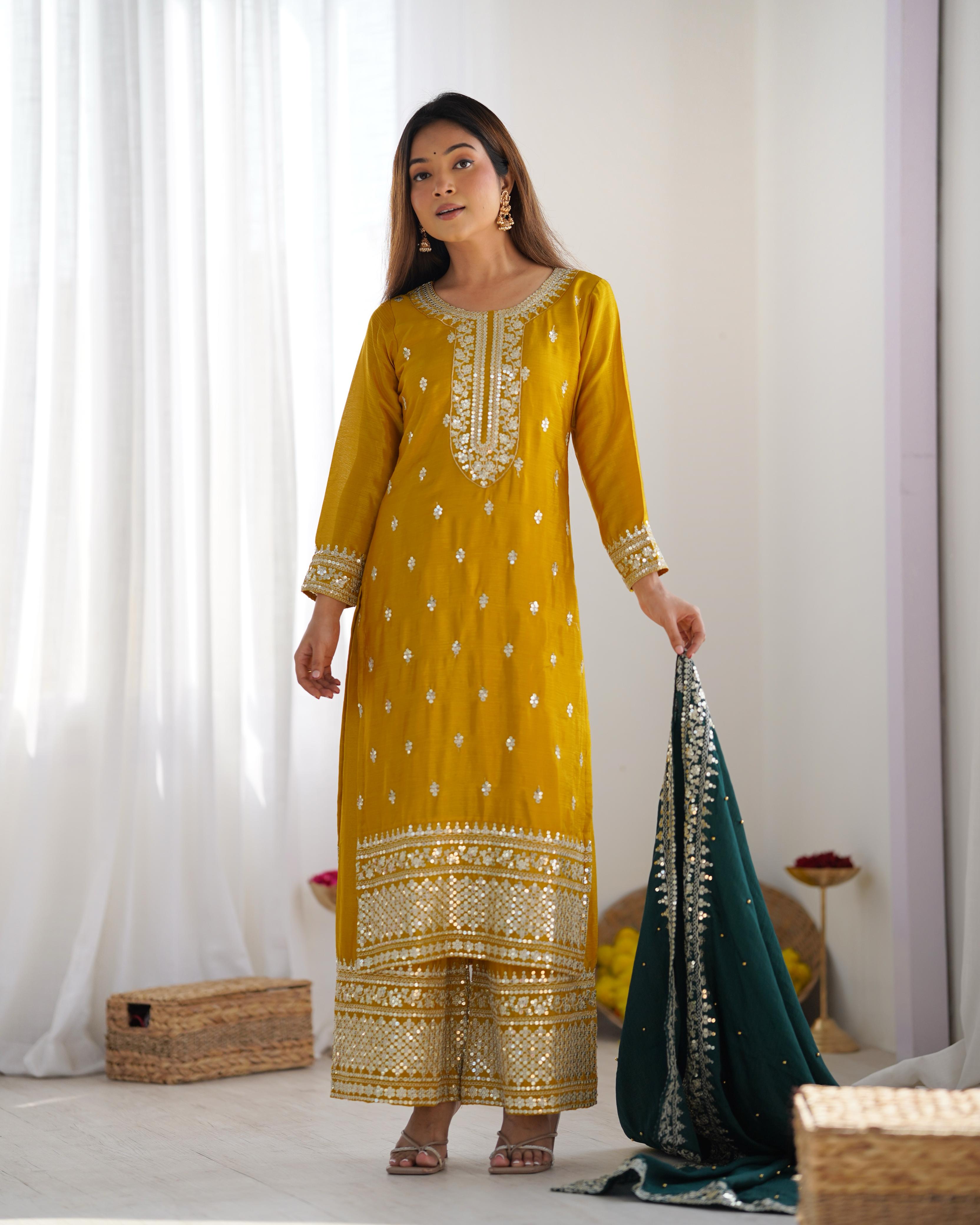 Indigo Sunbeam Salwar Suit