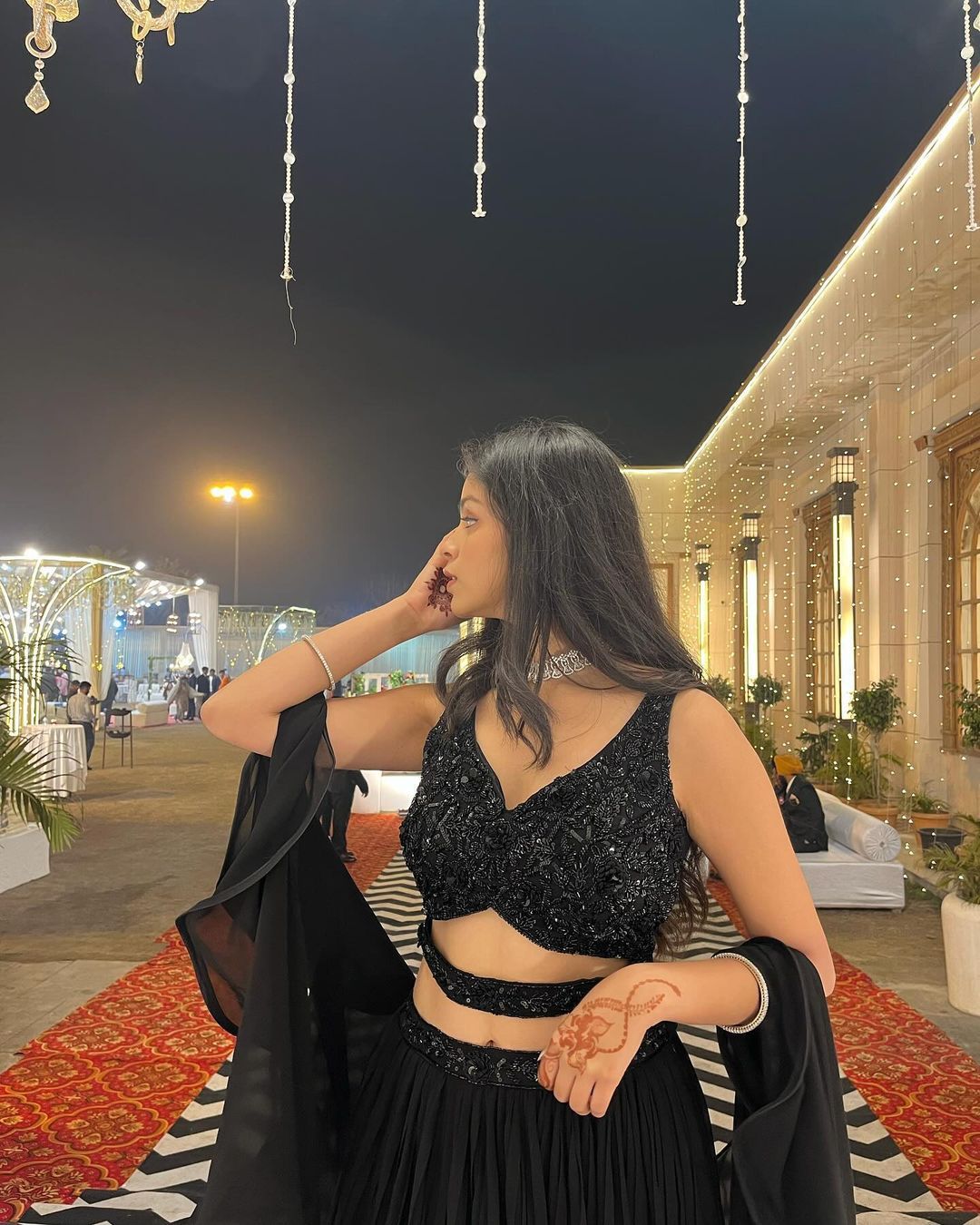 Black Swan Sparkle Lehenga Choli