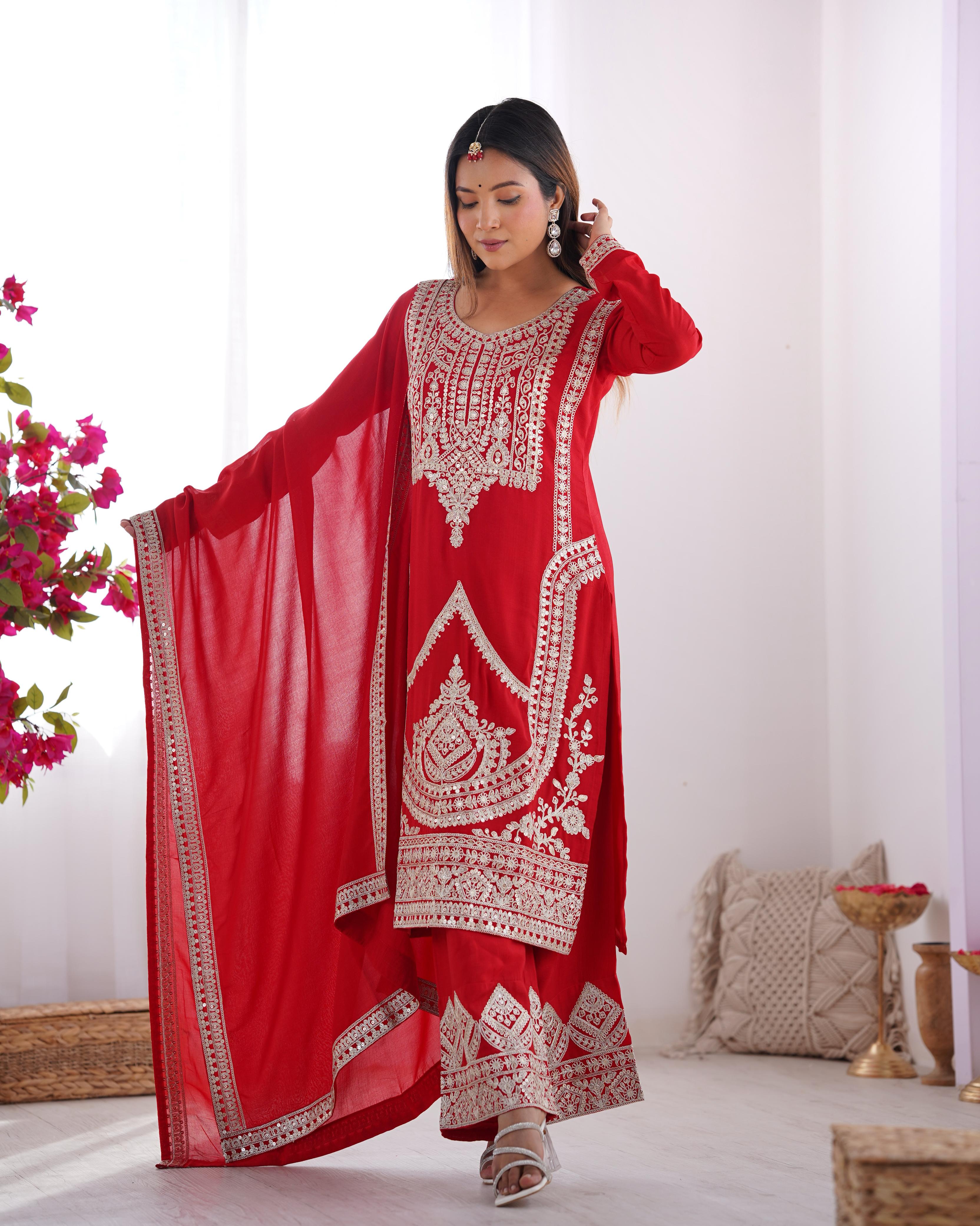 Rosy Reverie Salwar Suit