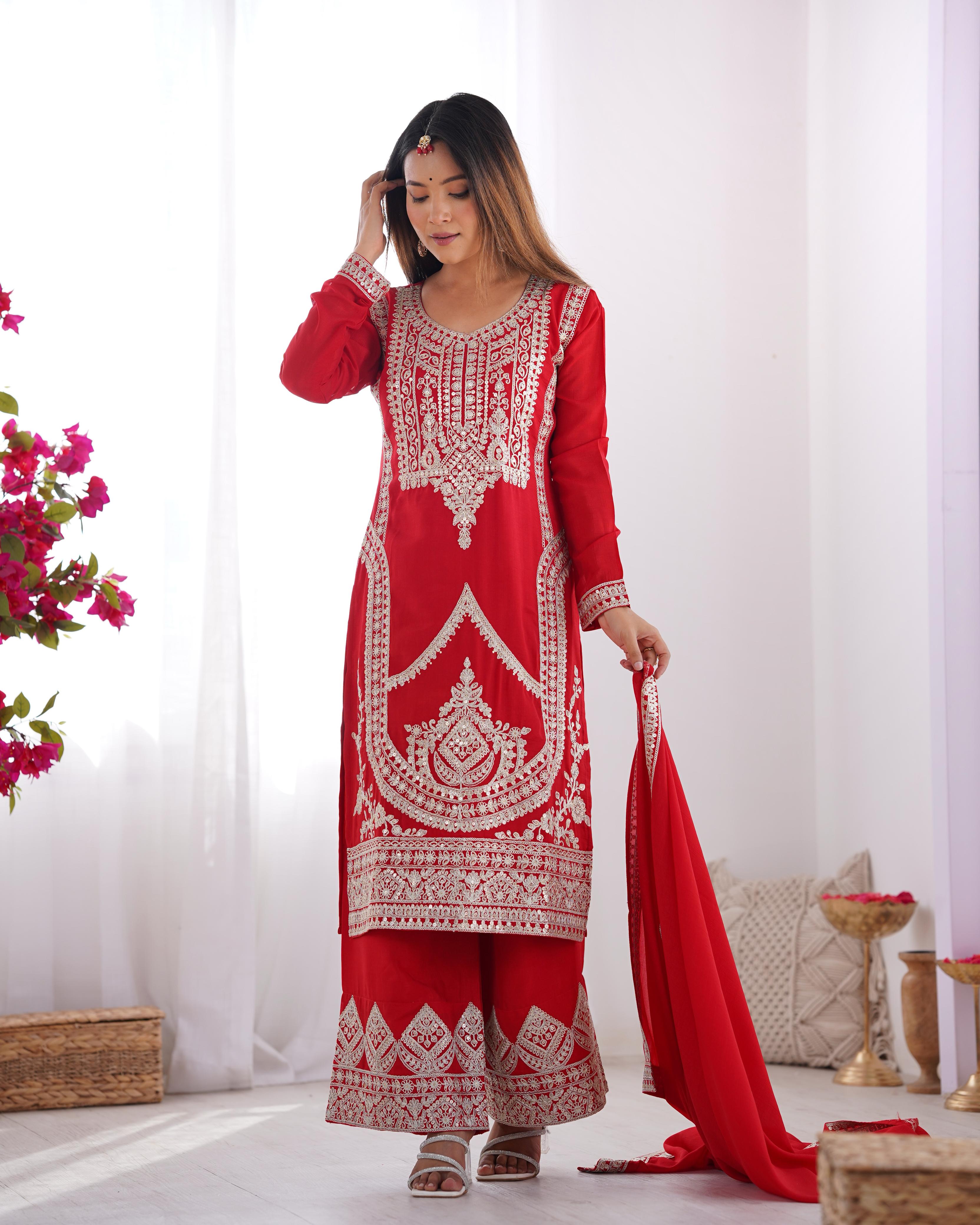 Rosy Reverie Salwar Suit