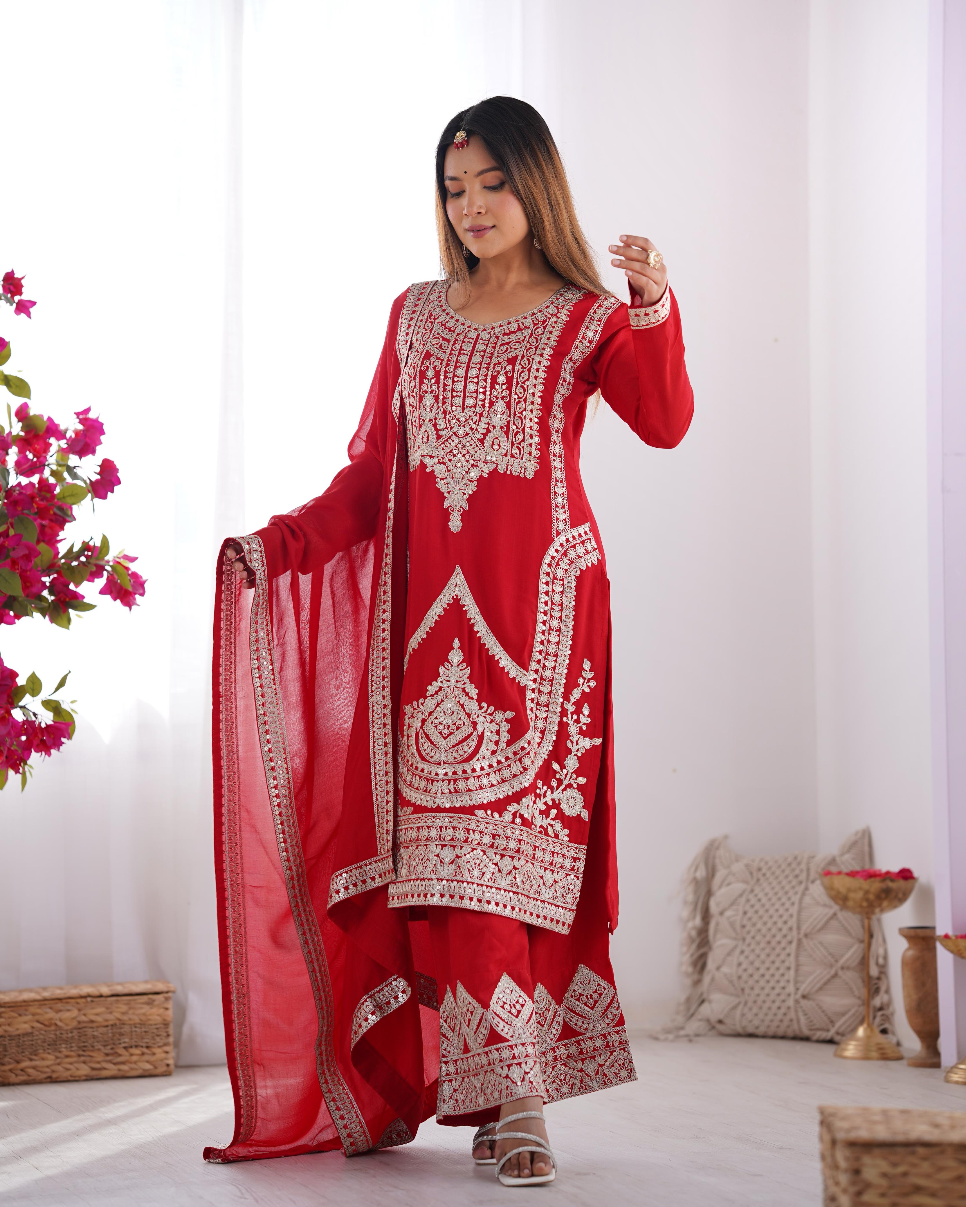 Rosy Reverie Salwar Suit