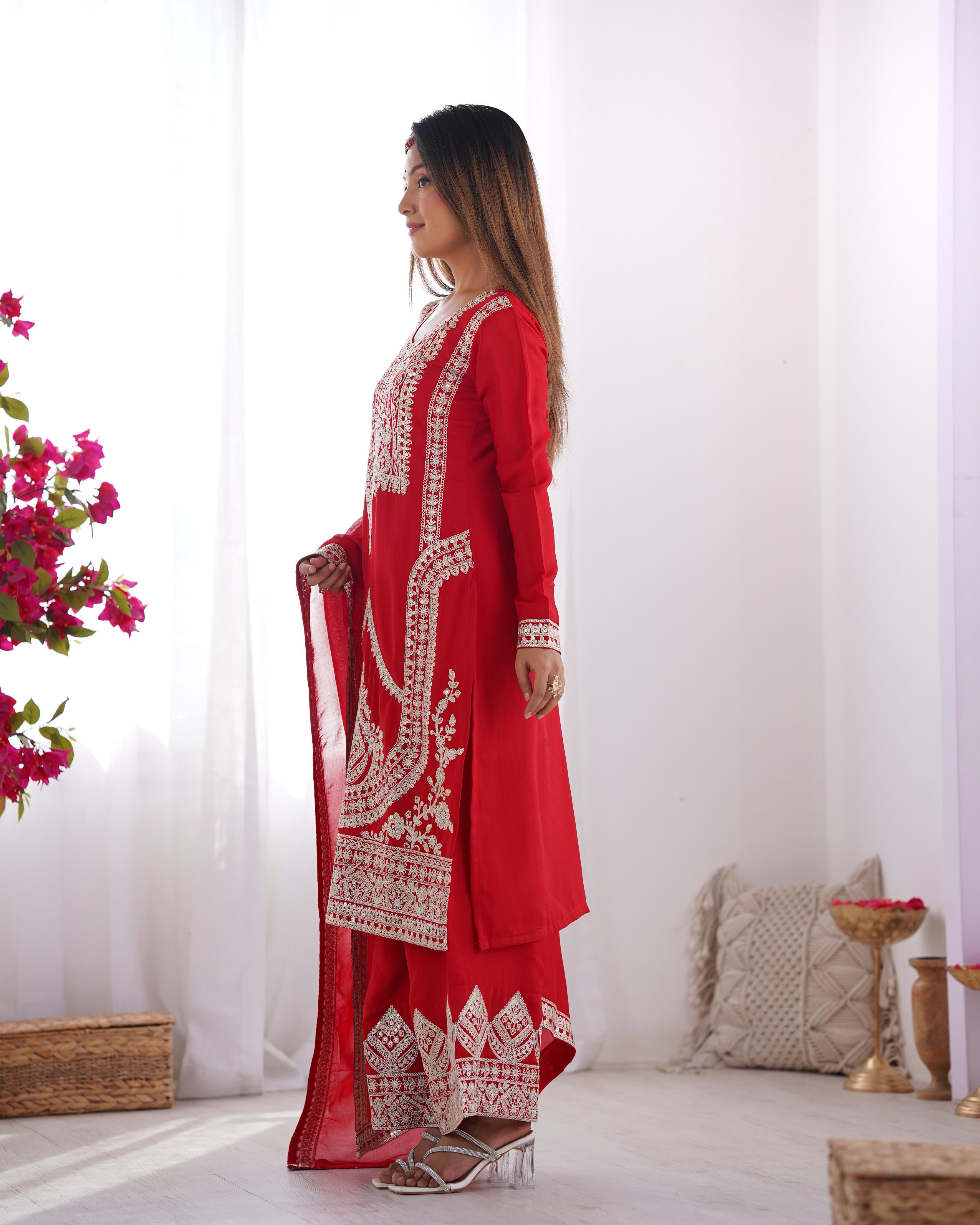 Rosy Reverie Salwar Suit
