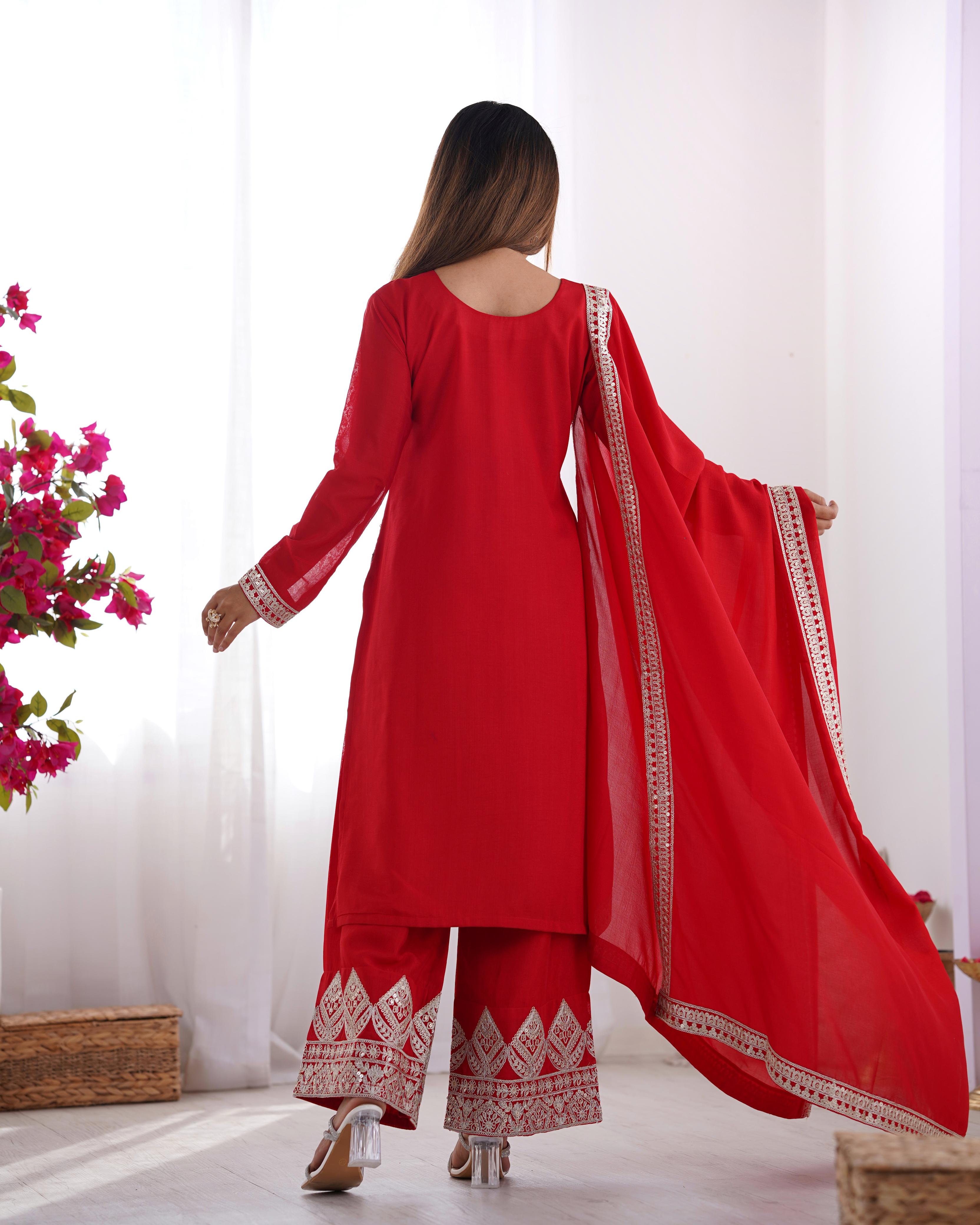 Rosy Reverie Salwar Suit