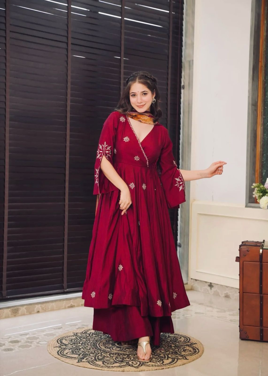 Red Cherry Salwar Suit