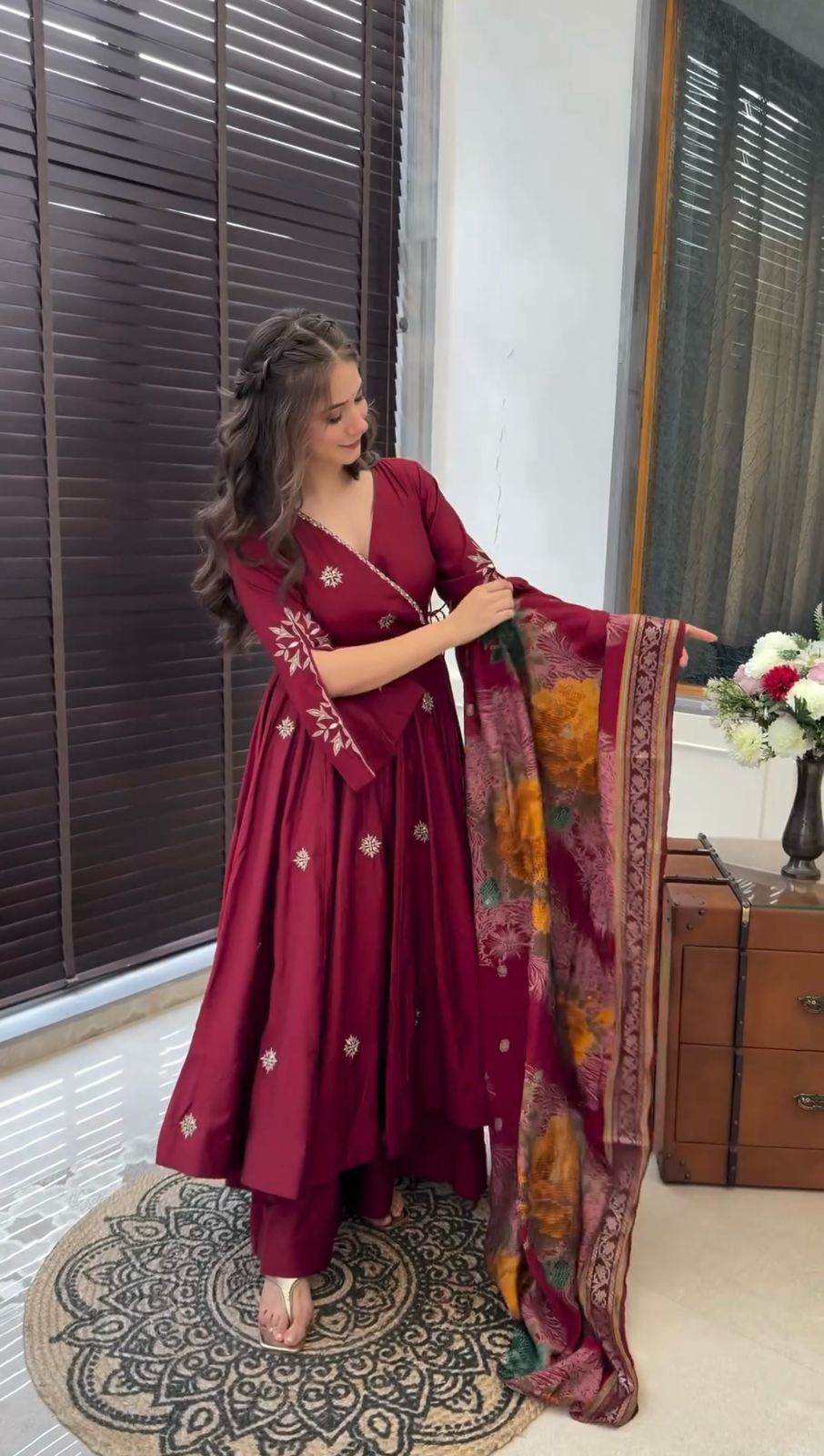 Red Cherry Salwar Suit