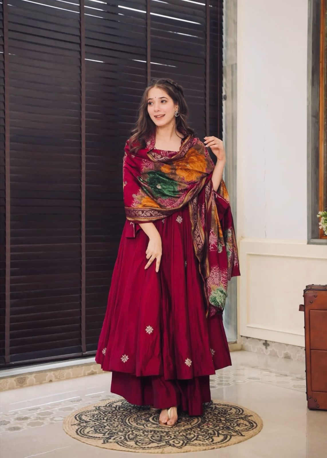 Red Cherry Salwar Suit