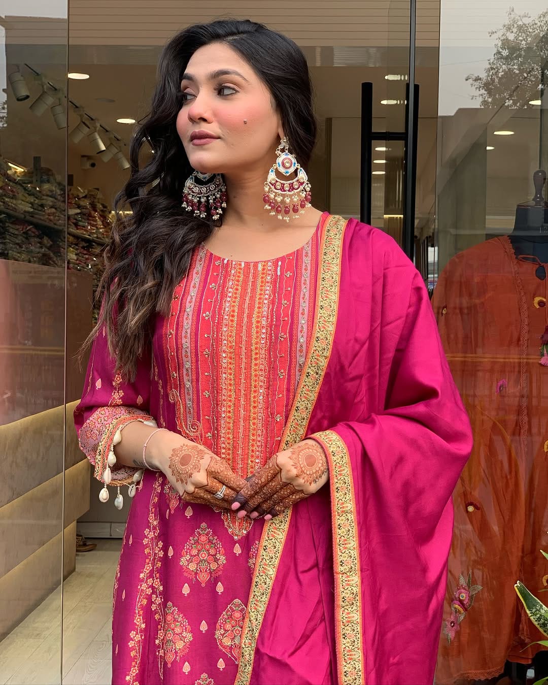 Reshmi Pink Pakistani Salwar Suit