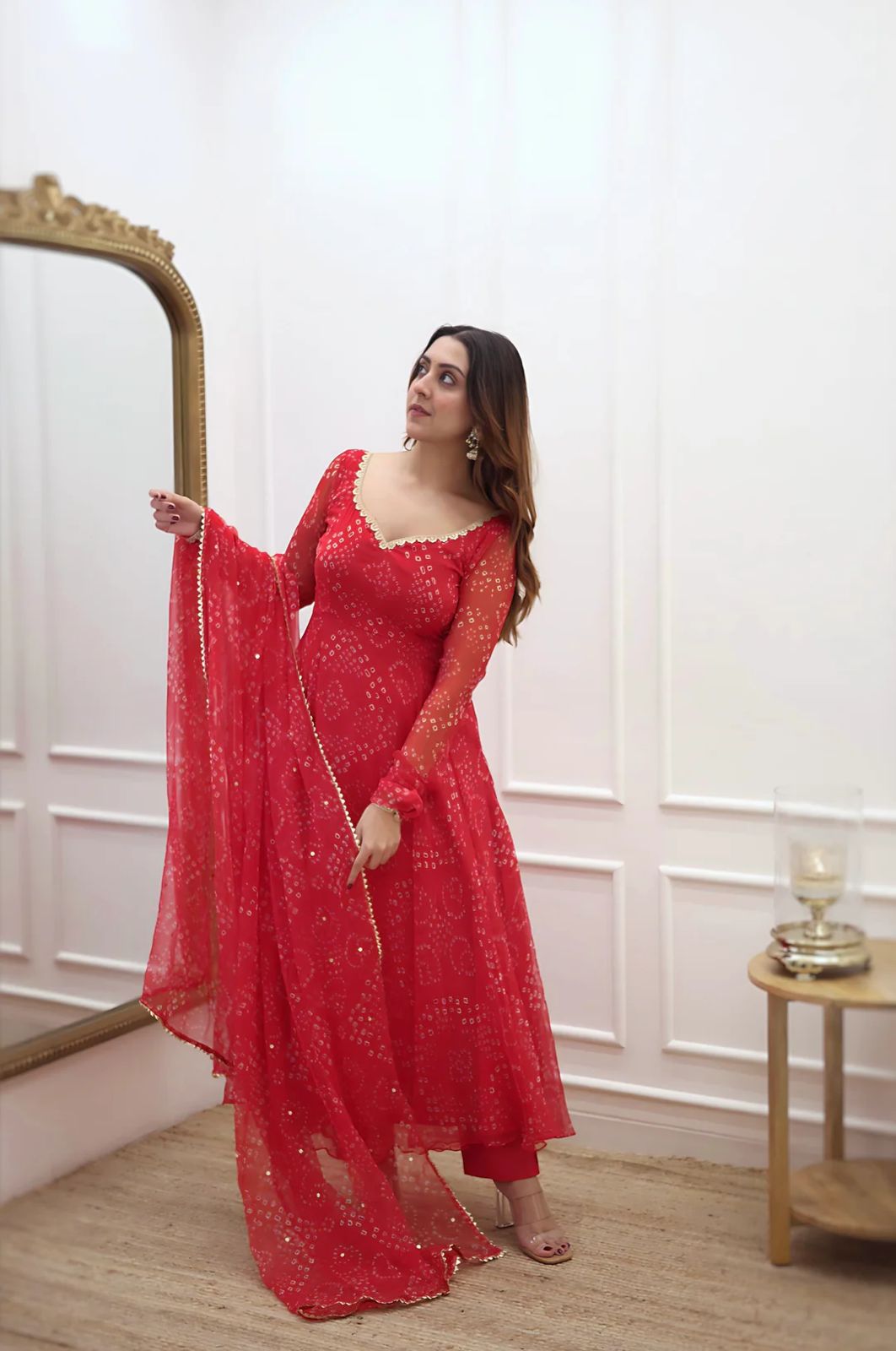 Bandhani Banno Anarkali Set