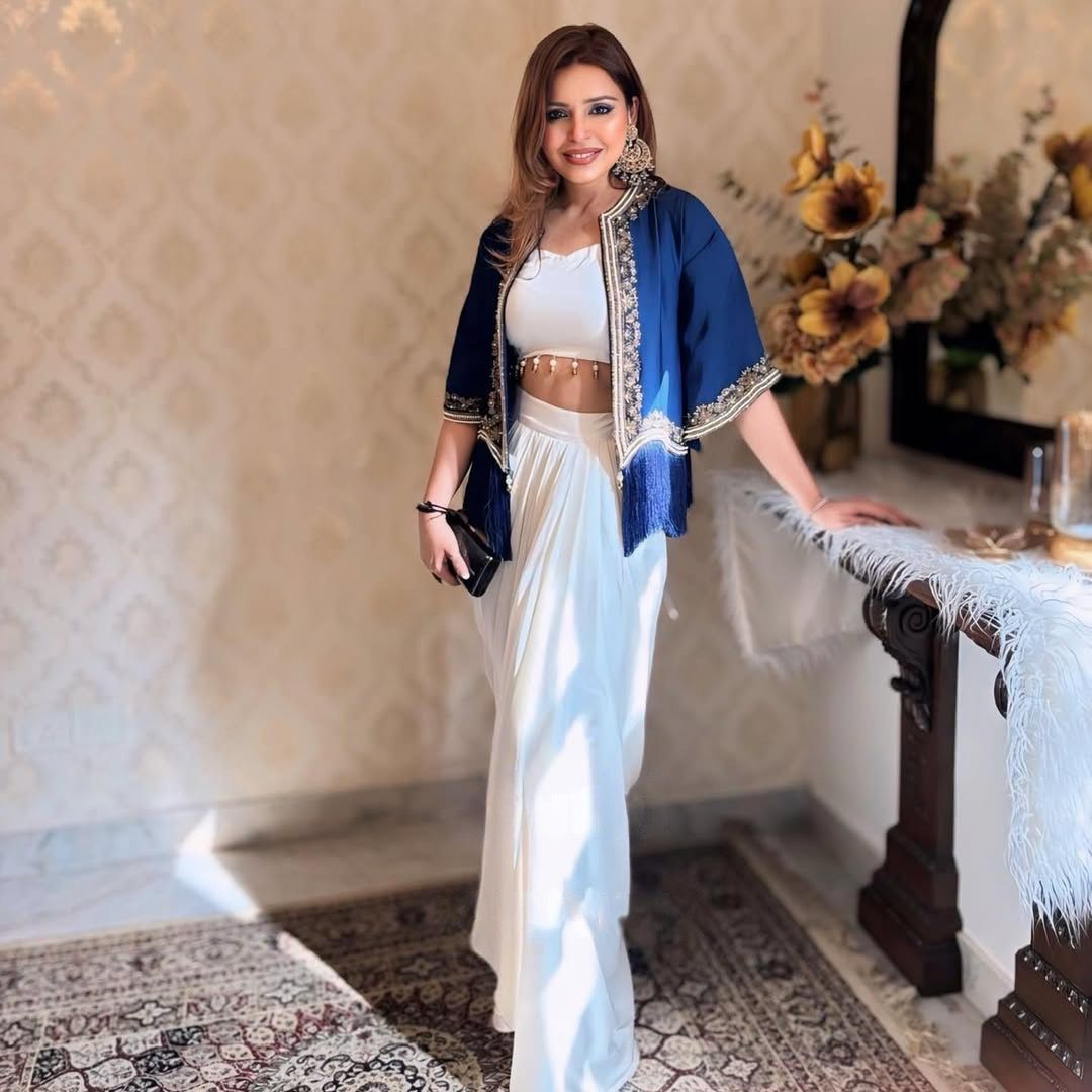 Obsidian Dhoti Indo Western