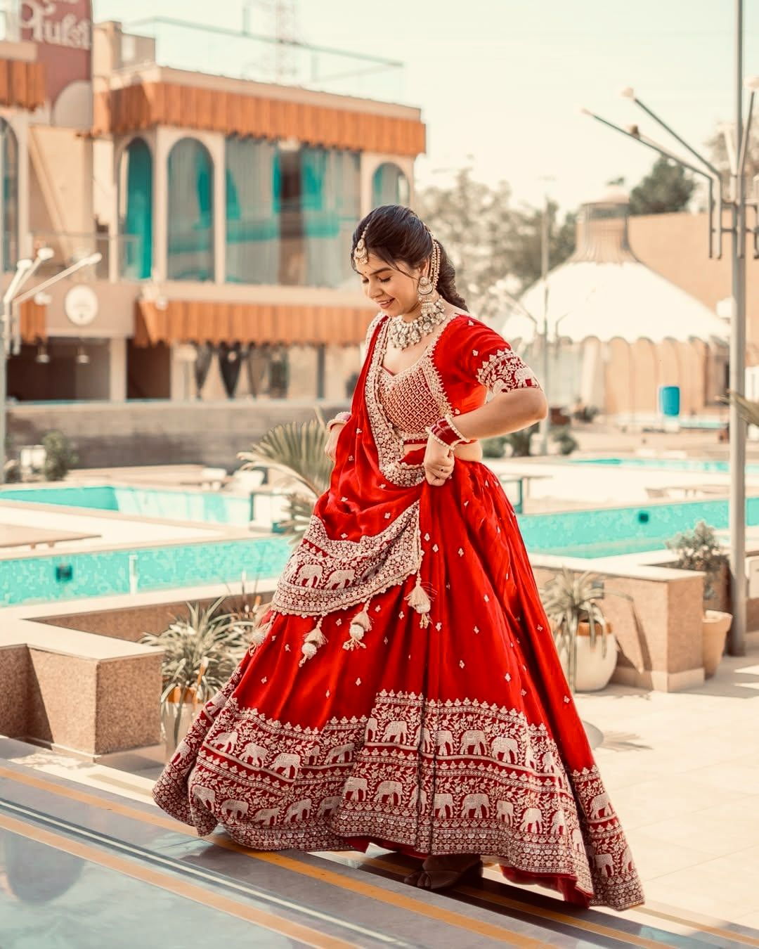 Devi Darpan Navratri Lehenga Choli