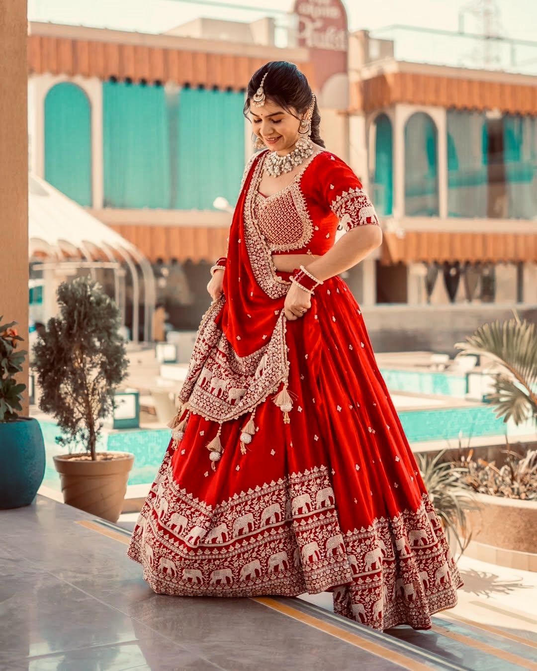 Devi Darpan Navratri Lehenga Choli
